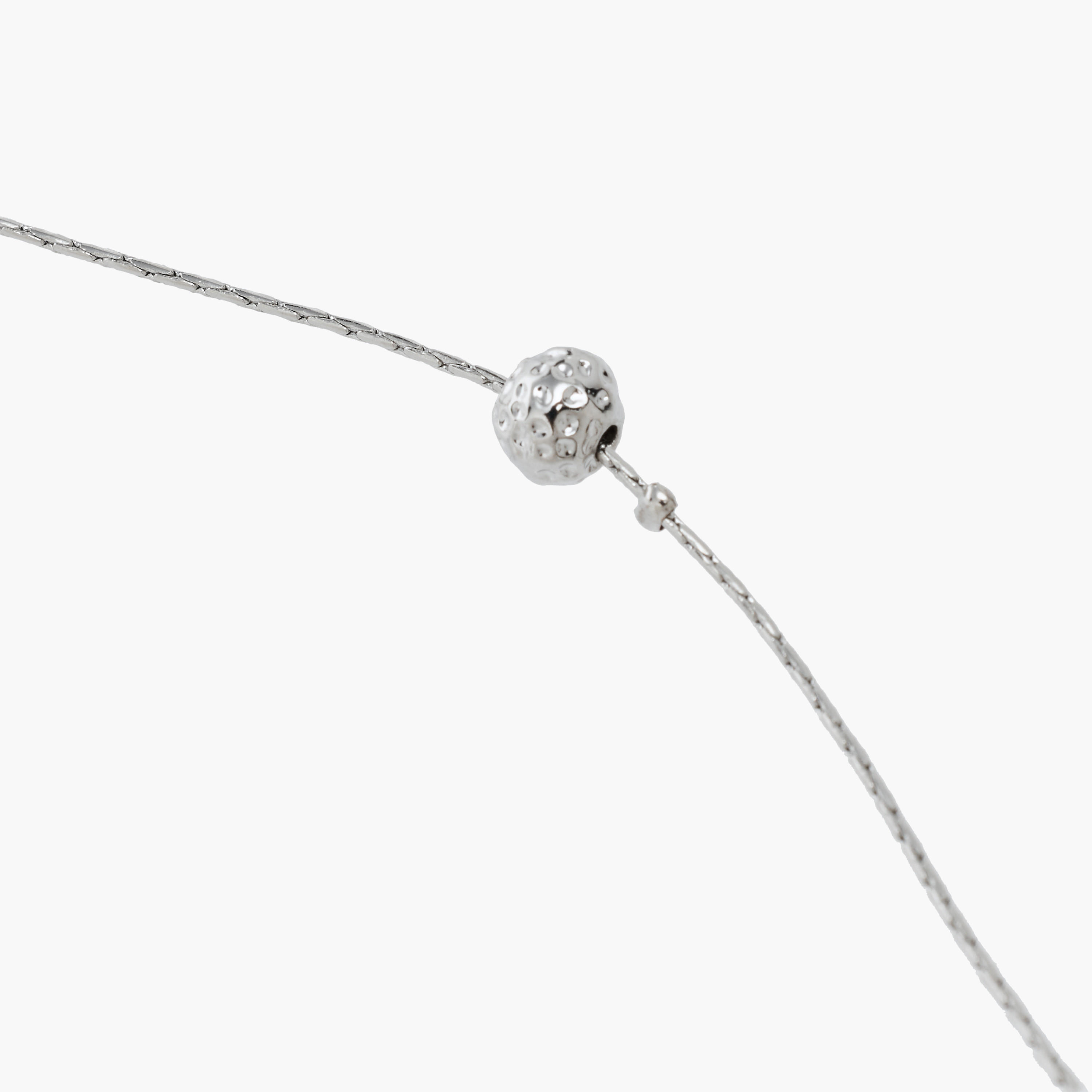 Silver Tone Necklace with Pearl Detail-women-watchesandjewellery-jewellery-necklacesandpendants-image-4