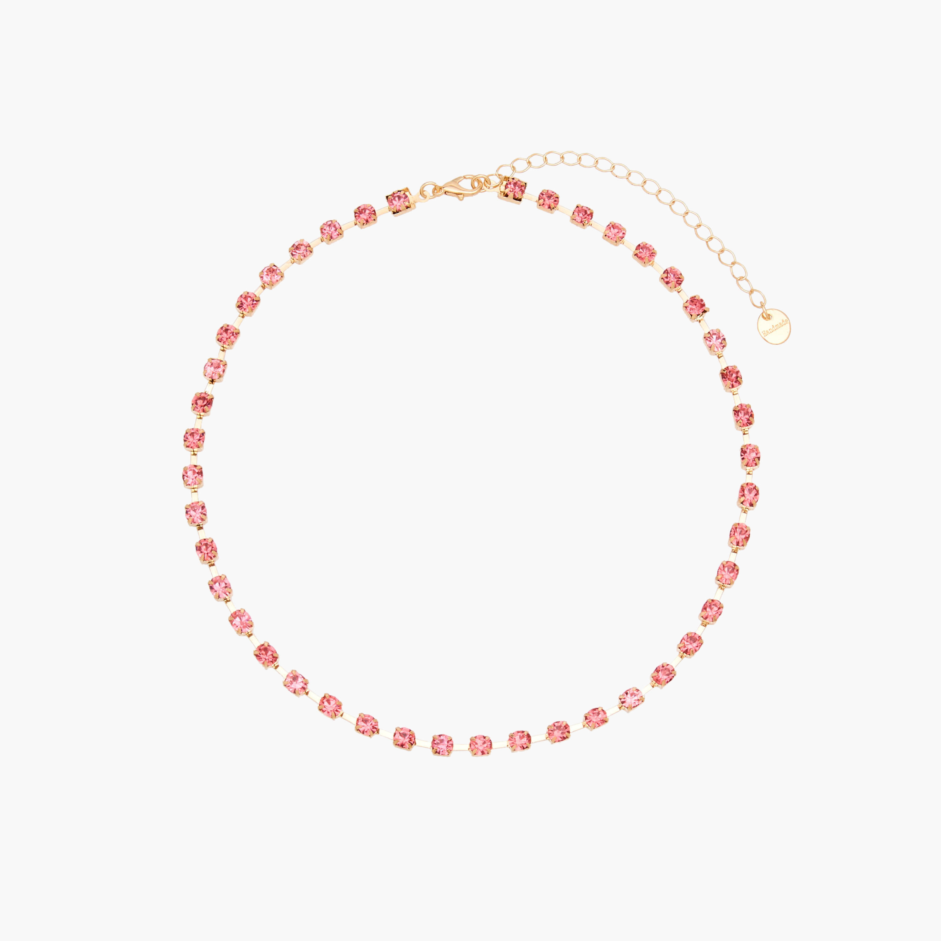 Metal Stone Embellished Choker Necklace-women-watchesandjewellery-jewellery-necklacesandpendants-image-1