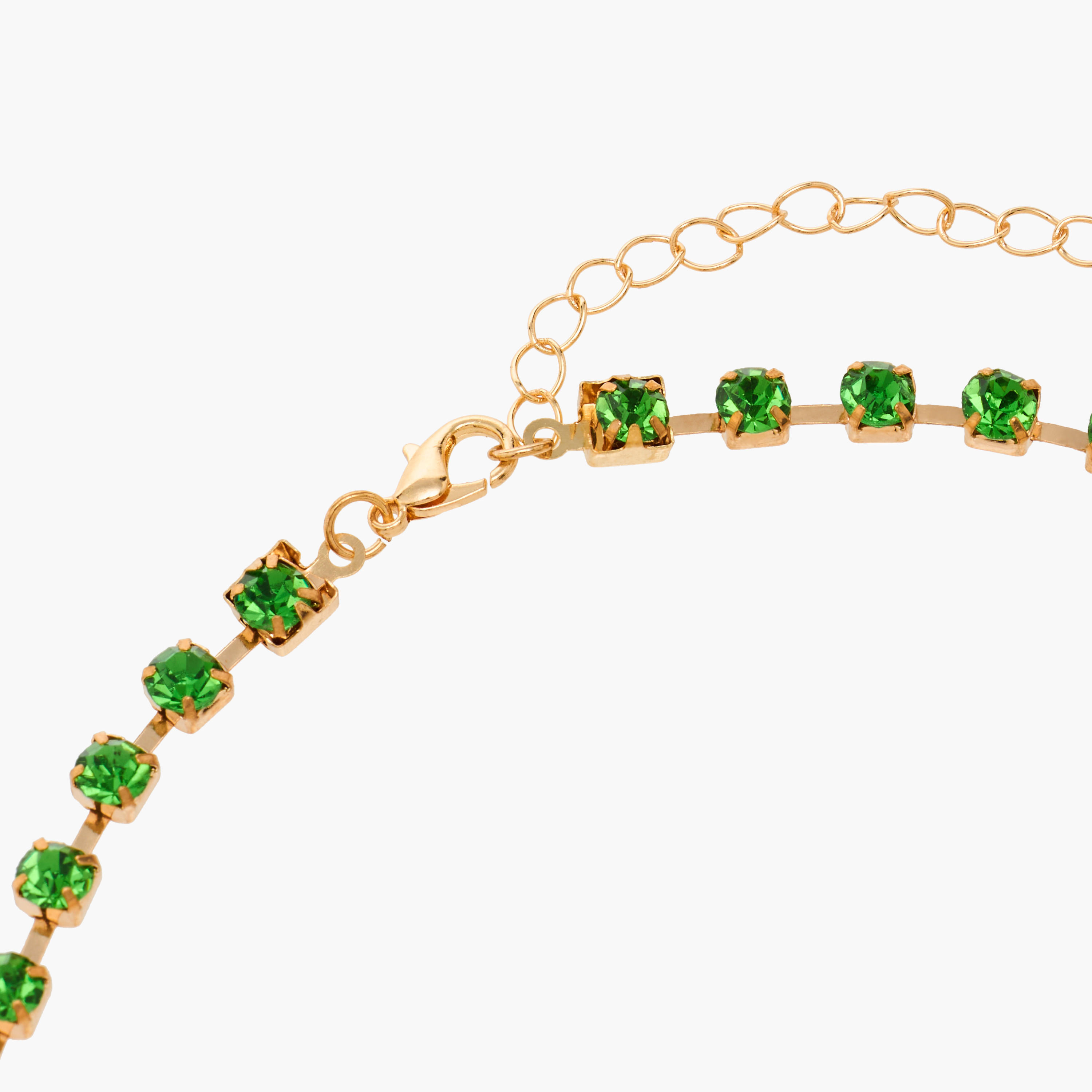 عقد تشوكر معدن مزين بالكريستال-women-watchesandjewellery-jewellery-necklacesandpendants-image-3