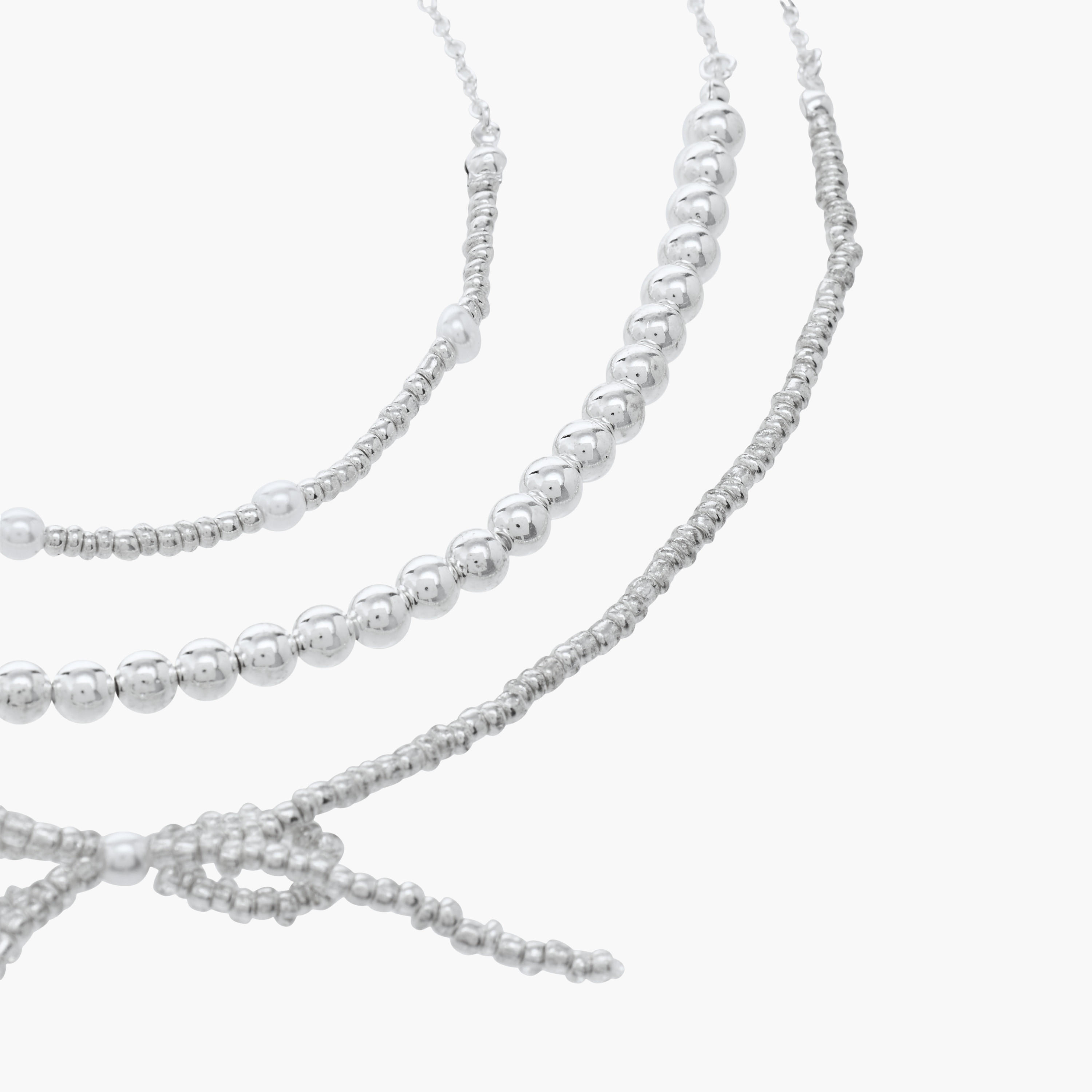 Set of 3 - Silver Tone Necklace with Lobster Clasp Closure-women-watchesandjewellery-jewellery-necklacesandpendants-image-5