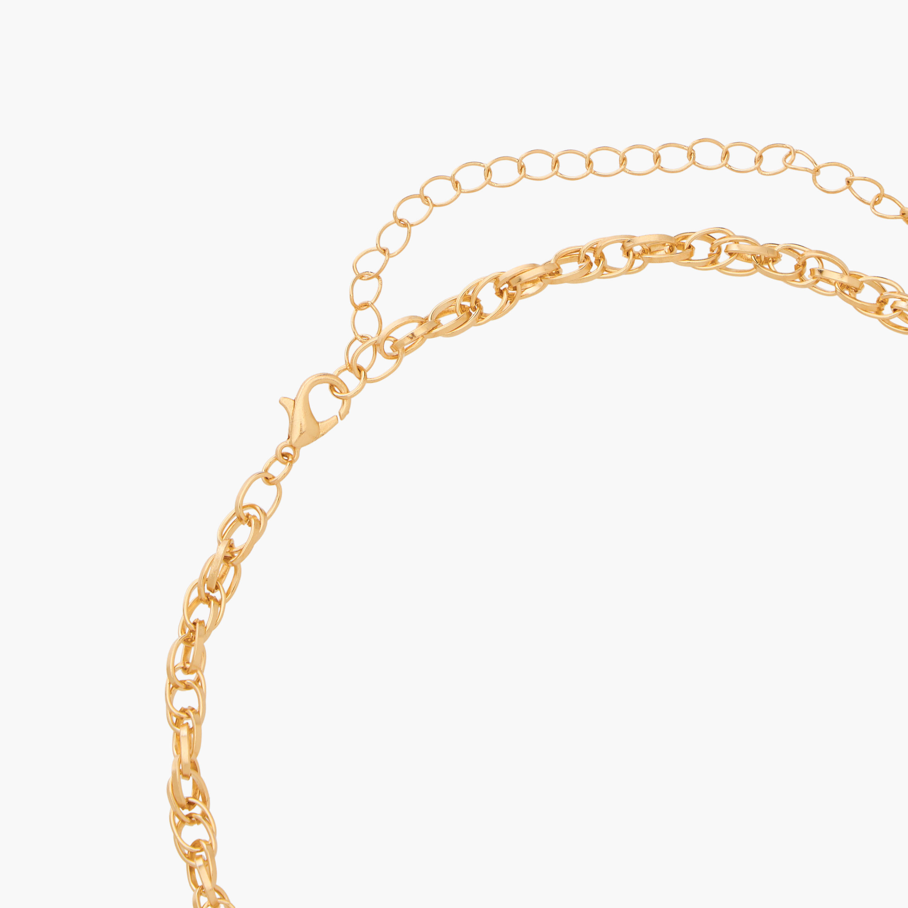Set of 4 - Metal Chain Necklace-women-watchesandjewellery-jewellery-necklacesandpendants-image-7