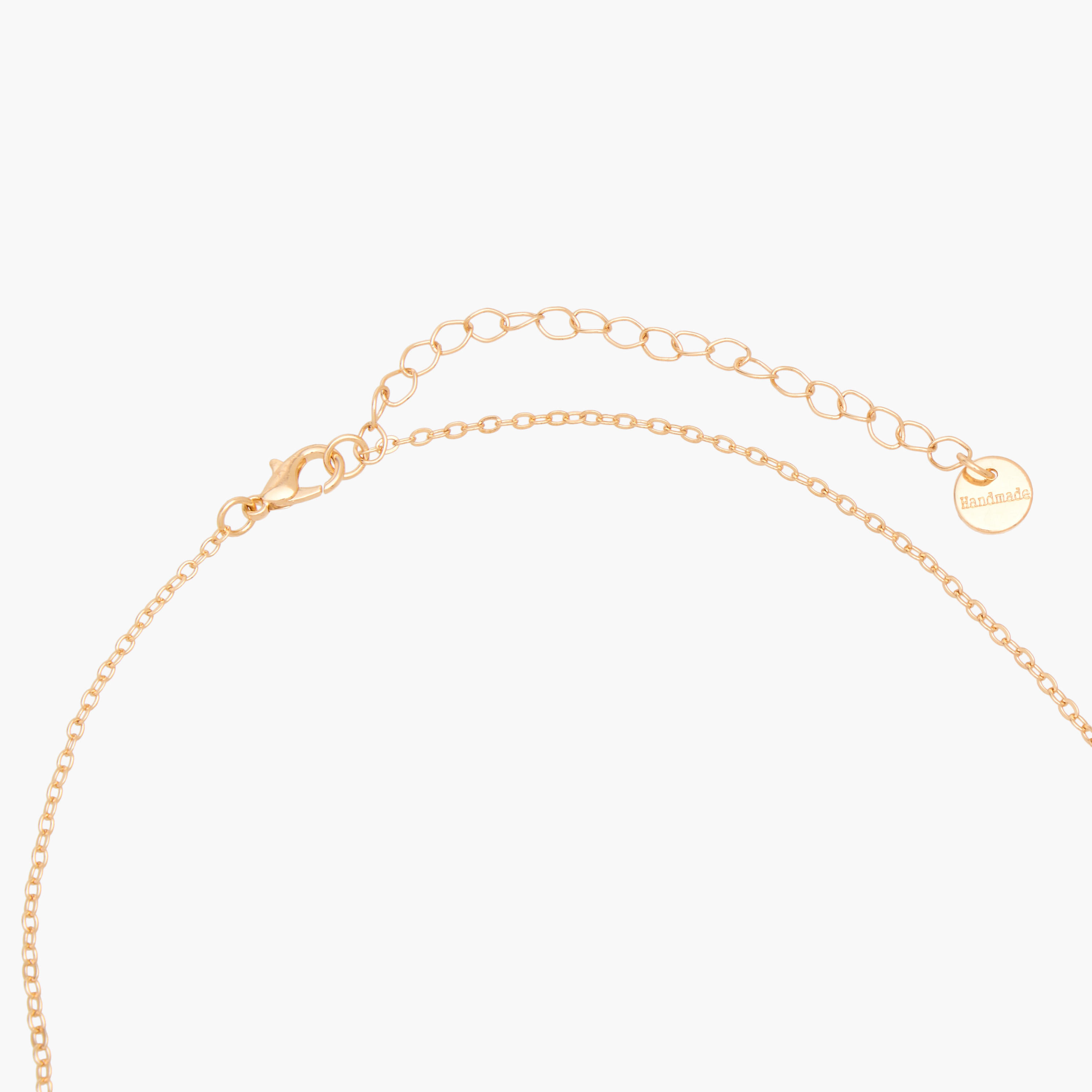 Metal Geometric Design Link Necklace-women-watchesandjewellery-jewellery-necklacesandpendants-image-3