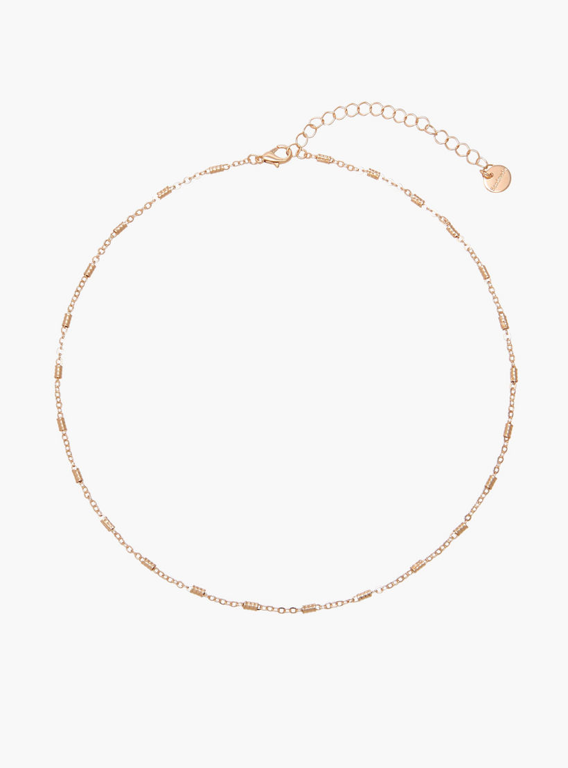 Set of 5 - Gold Tone Necklace with Heart Embellished Design-women-watchesandjewellery-jewellery-necklacesandpendants-image-3