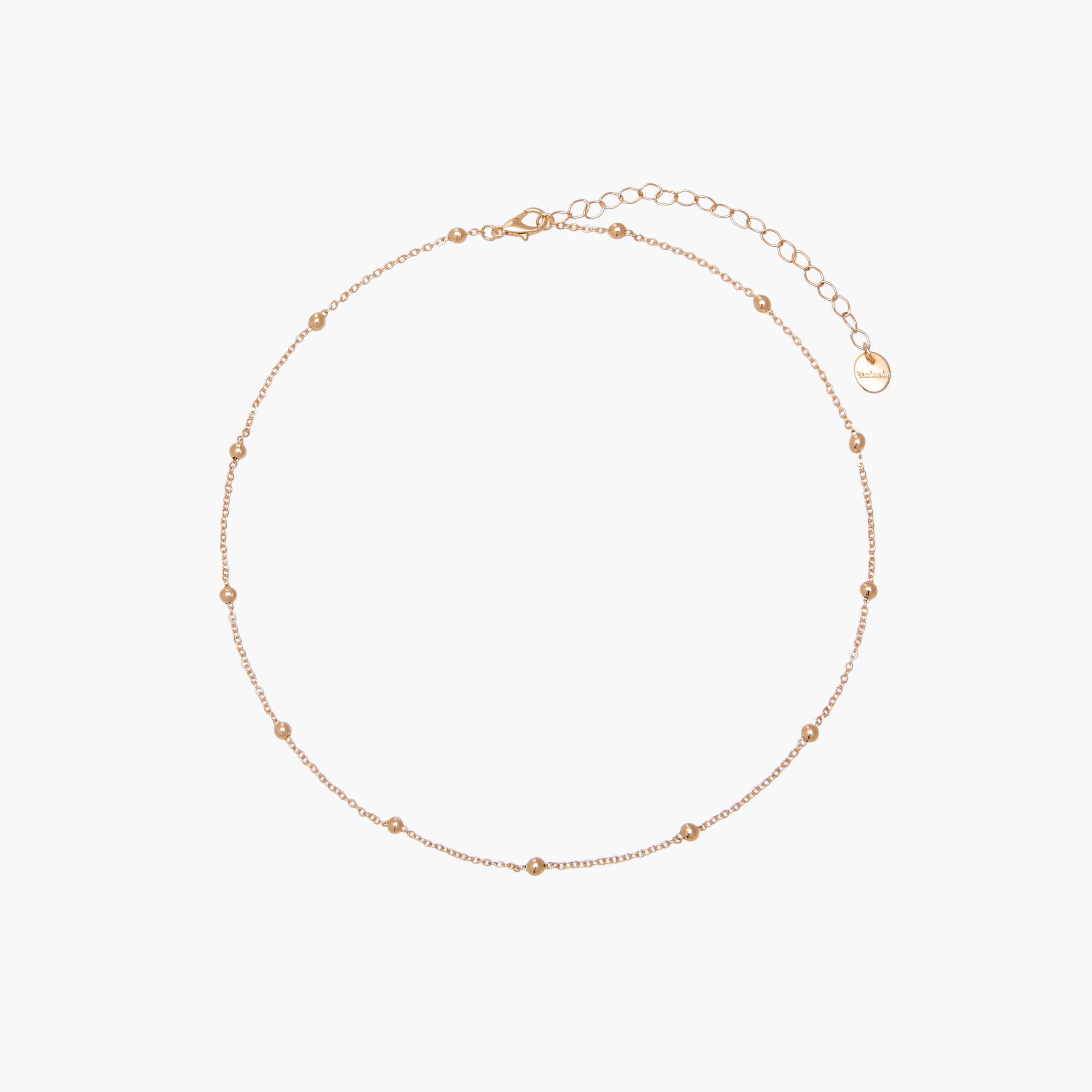 Set of 5 - Gold Tone Necklace with Heart Embellished Design-women-watchesandjewellery-jewellery-necklacesandpendants-image-4