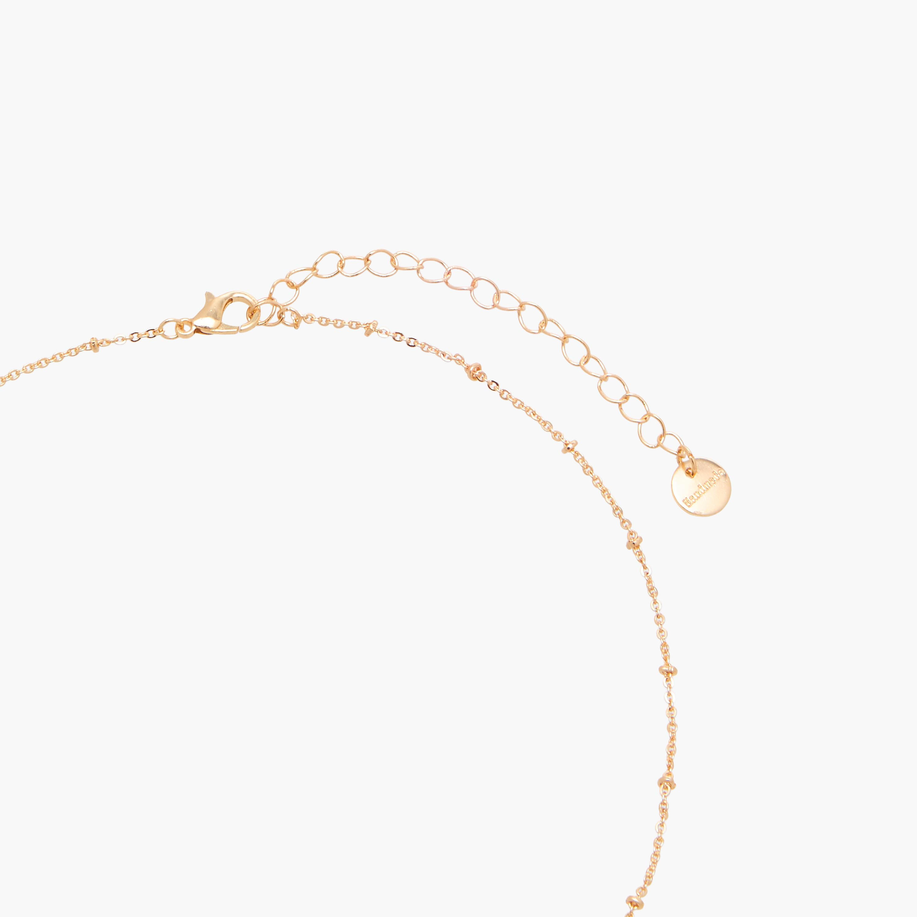 Set of 5 - Gold Tone Necklace with Embellished Design-women-watchesandjewellery-jewellery-necklacesandpendants-image-7