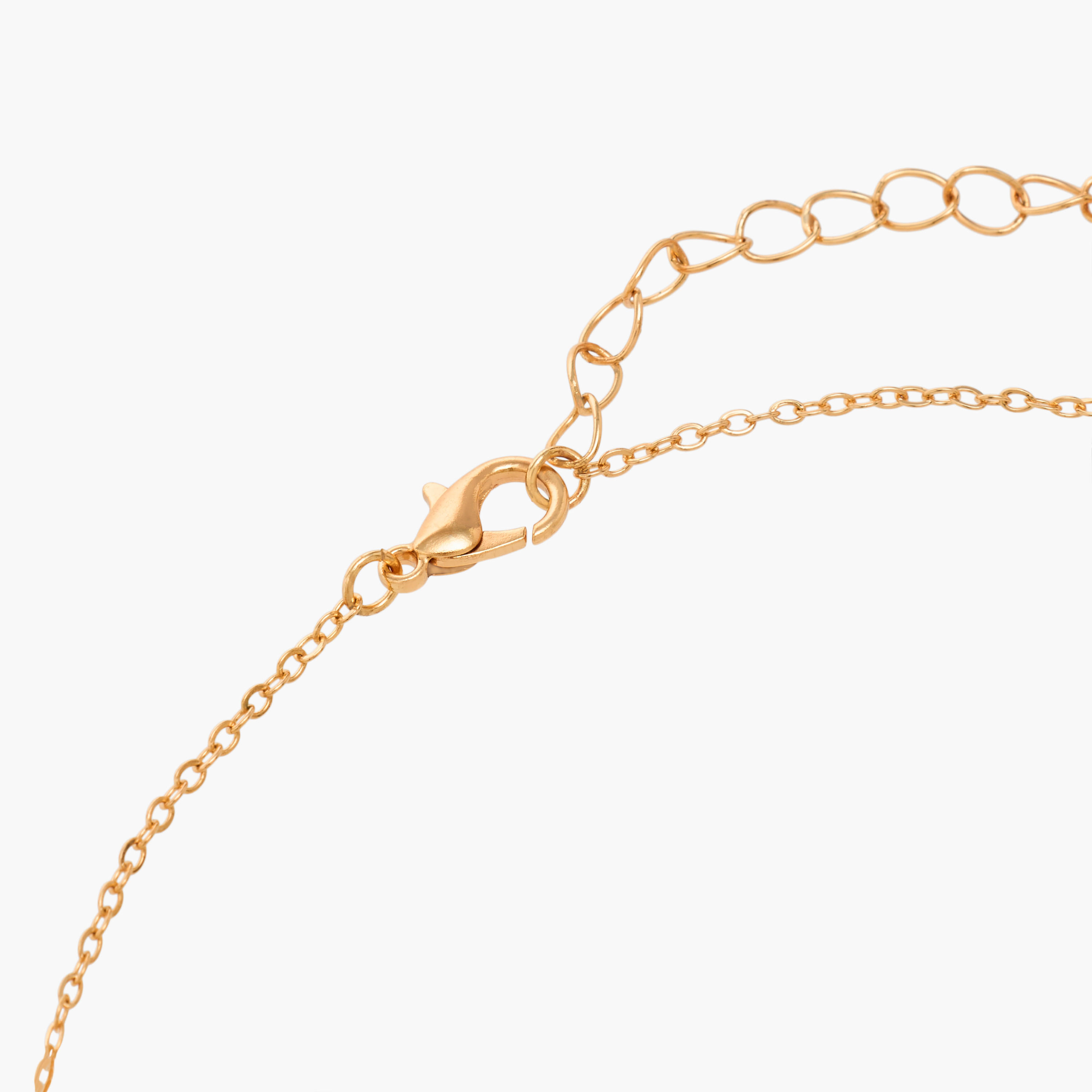 Gold Tone Necklace with Heart Pendant-women-watchesandjewellery-jewellery-necklacesandpendants-image-4