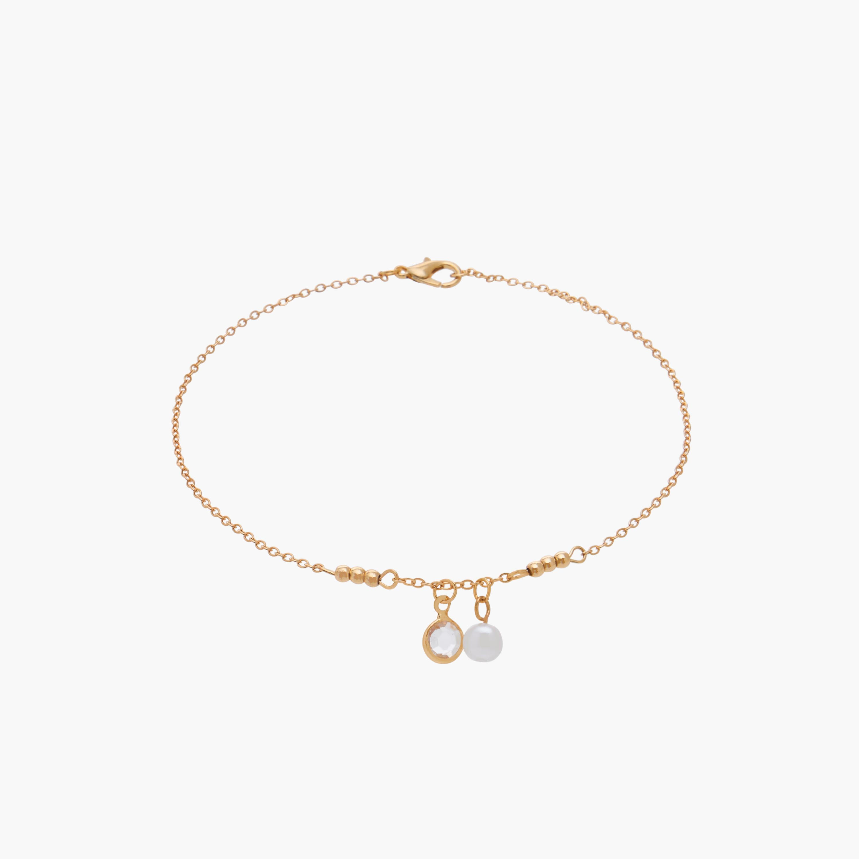 Pack of 5 Gold Tone Embellished Anklet-women-watchesandjewellery-jewellery-anklets-image-3