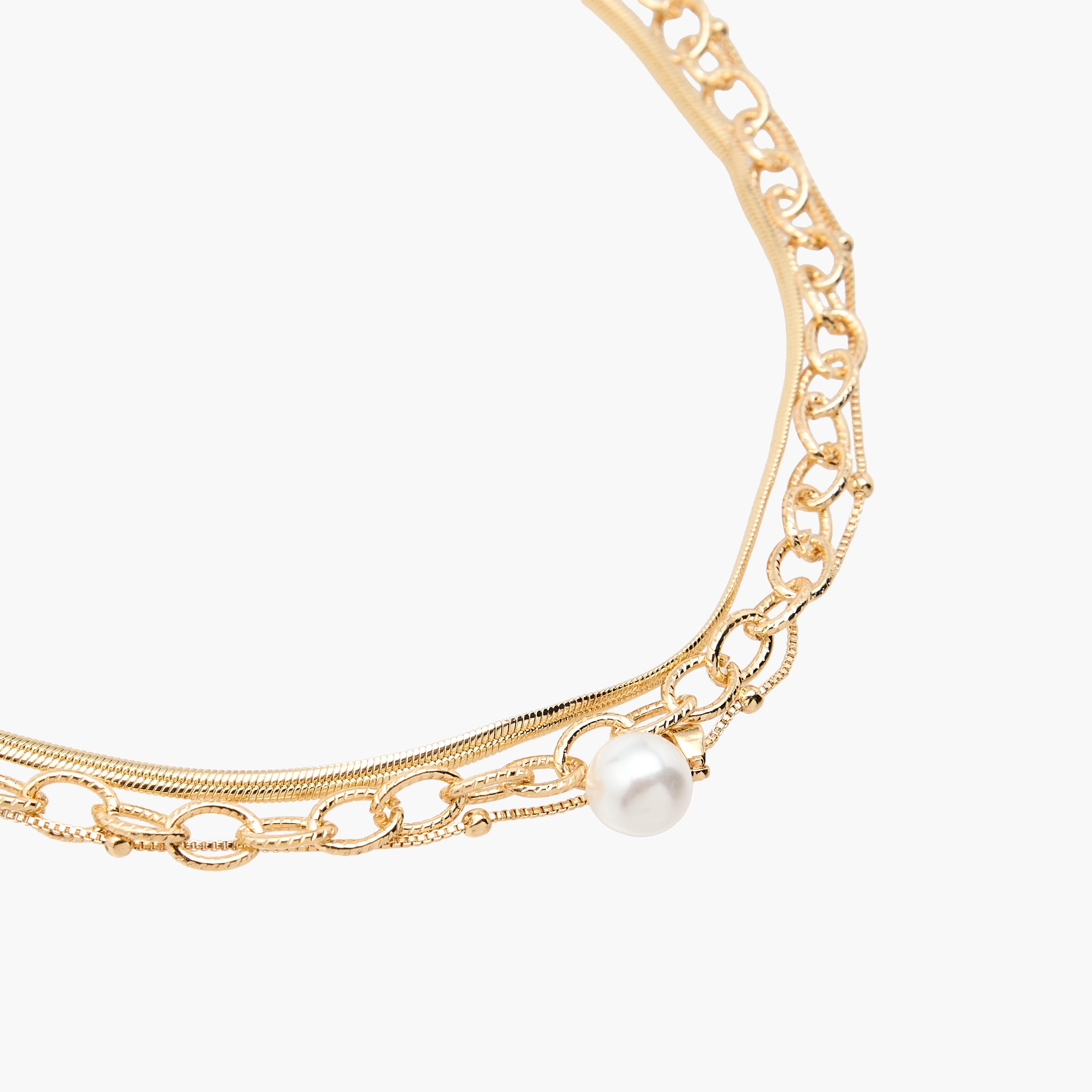 Set of 3 - Metal Chain Necklace-women-watchesandjewellery-jewellery-necklacesandpendants-image-5