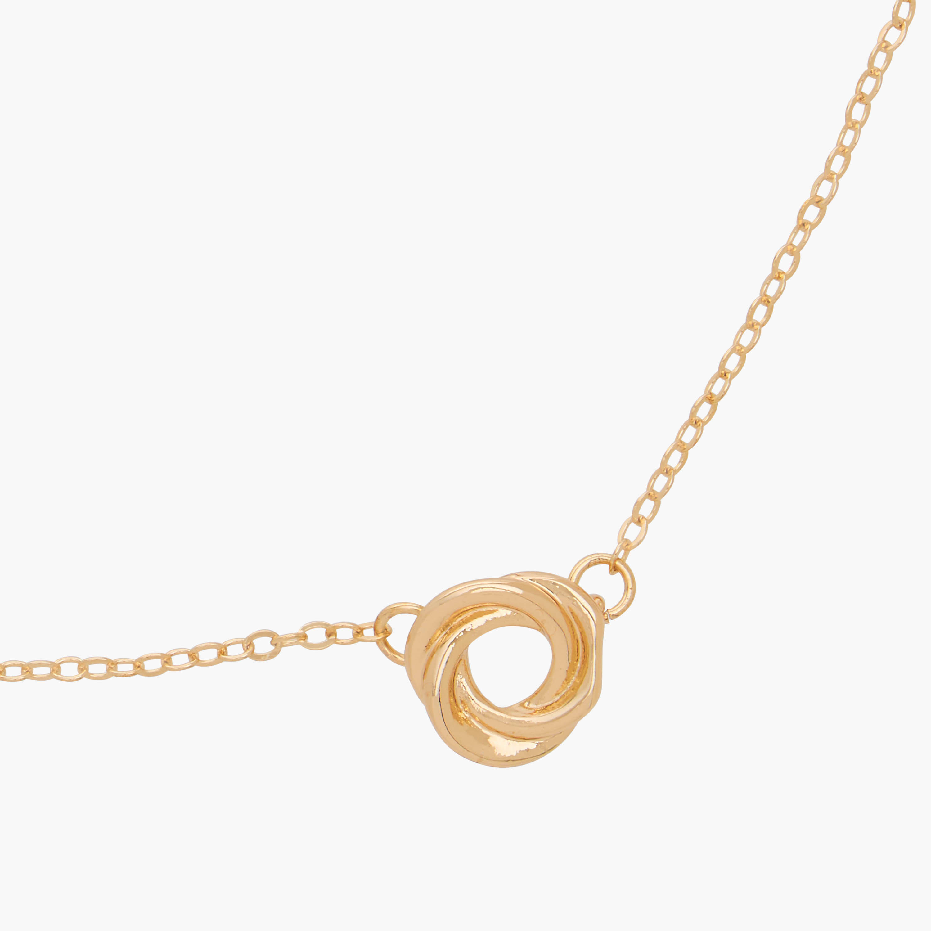 Set of 2 - Gold Tone Pendant Necklace and Earrings-women-watchesandjewellery-jewellery-jewellerysets-image-7