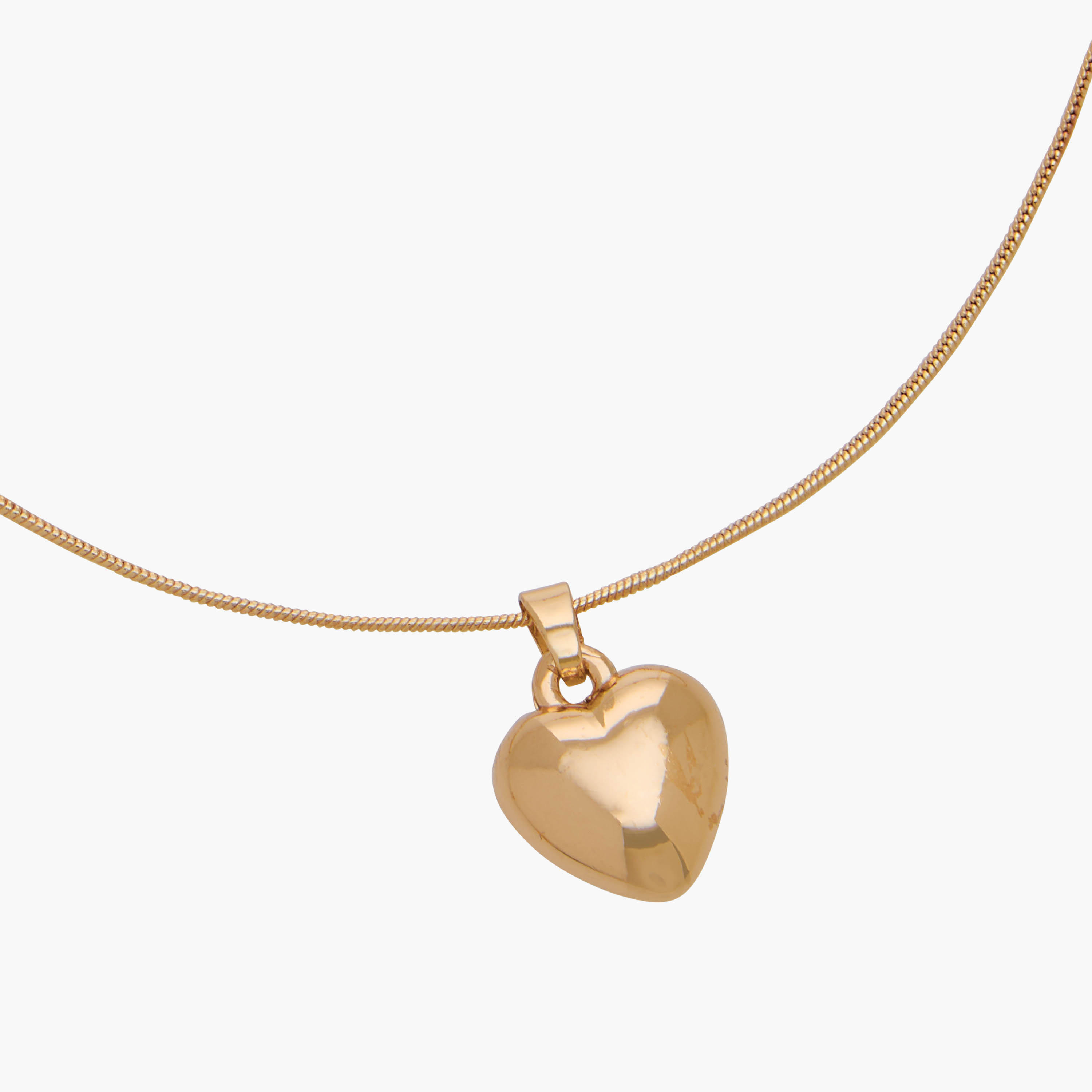 Set of 2 - Metallic Heart Pendant Necklace and Earrings-women-watchesandjewellery-jewellery-jewellerysets-image-7