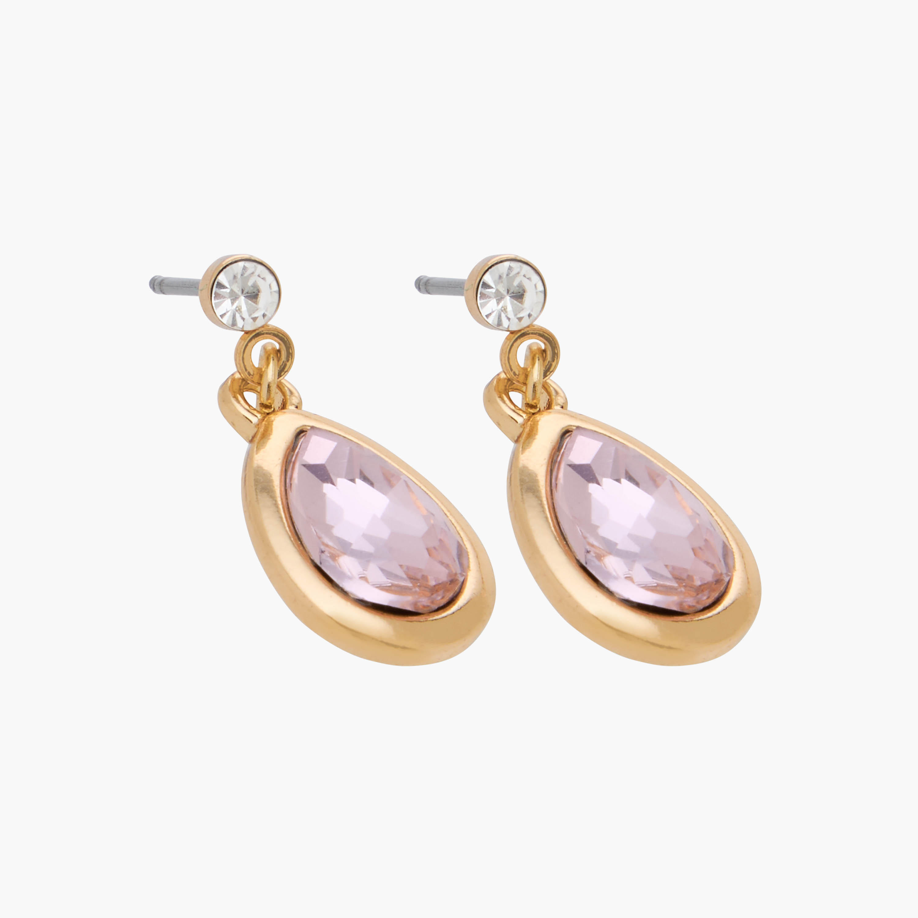 Set of 2 - Stone Embellished Gold Tone Pendant Necklace and Earrings-women-watchesandjewellery-jewellery-jewellerysets-image-4