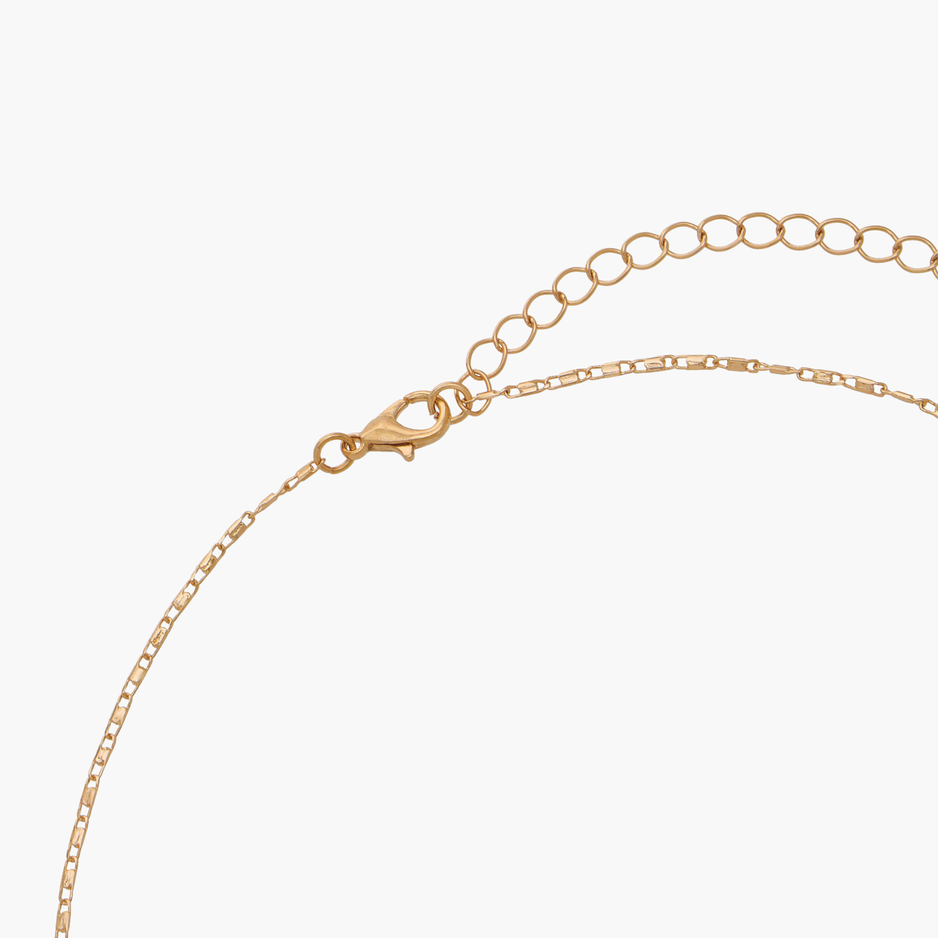 حلق وعقد مزين بلون ذهبي ودلاية - طقم من قطعتين-women-watchesandjewellery-jewellery-jewellerysets-image-6