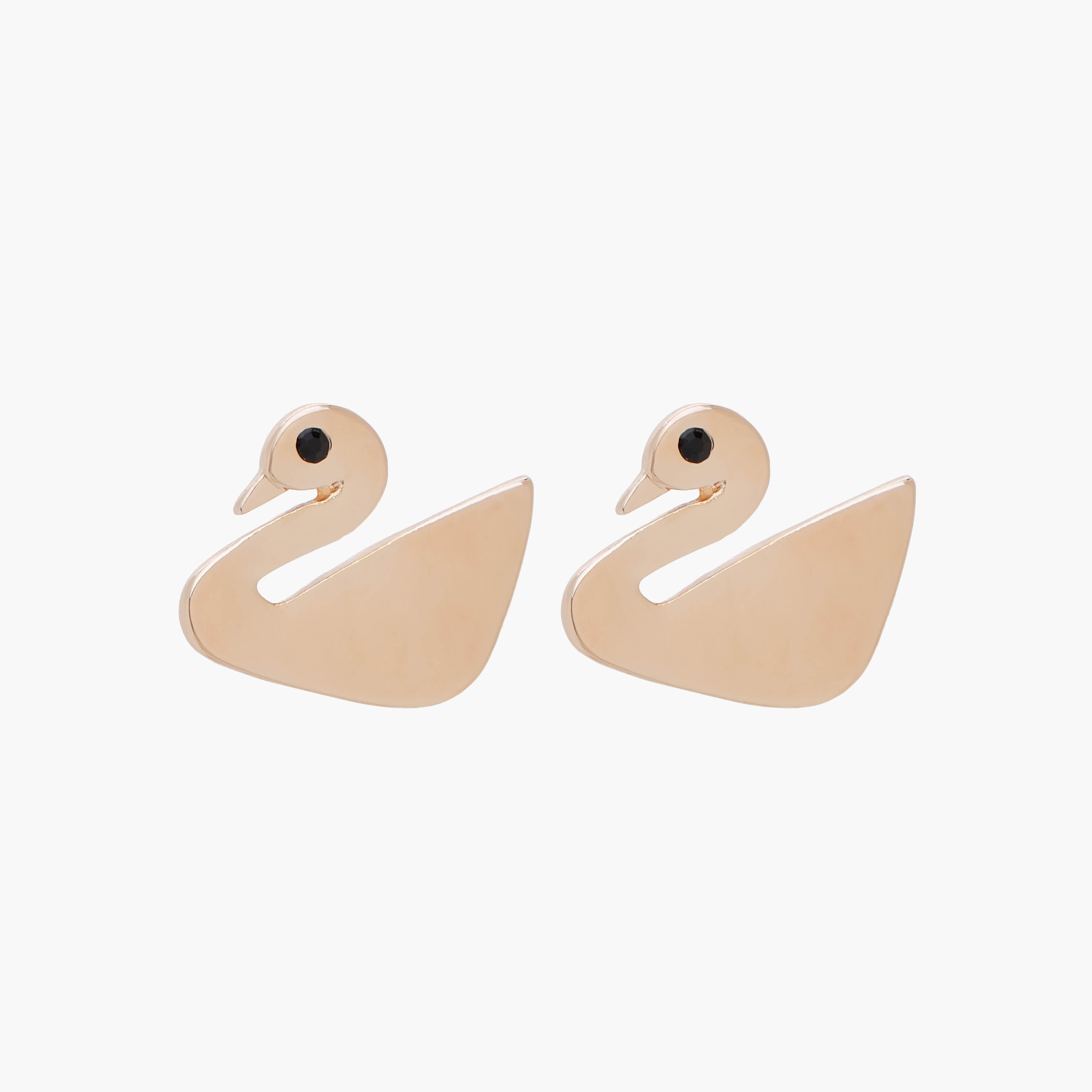 Set of 2 - Metal Stone Embellished Swan Pendant Necklace and Earrings-women-watchesandjewellery-jewellery-jewellerysets-image-4