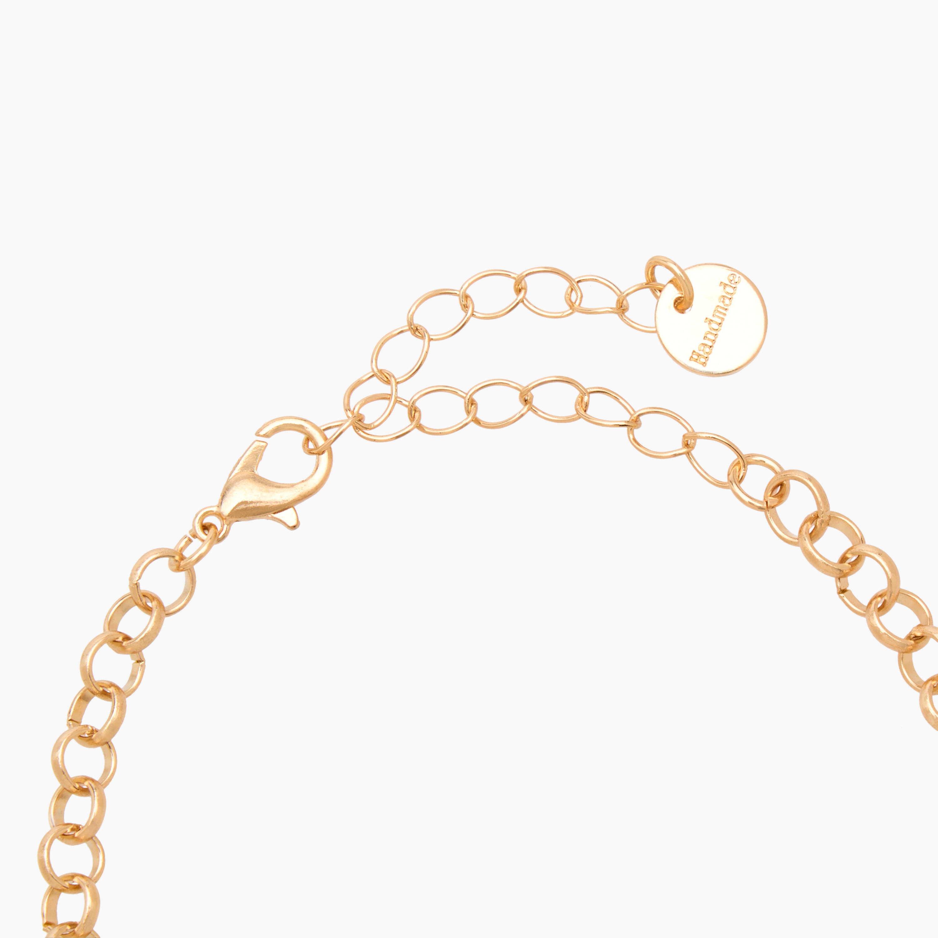 Gold Plated Charm Detail Bracelet-women-watchesandjewellery-jewellery-banglesandbracelets-image-3