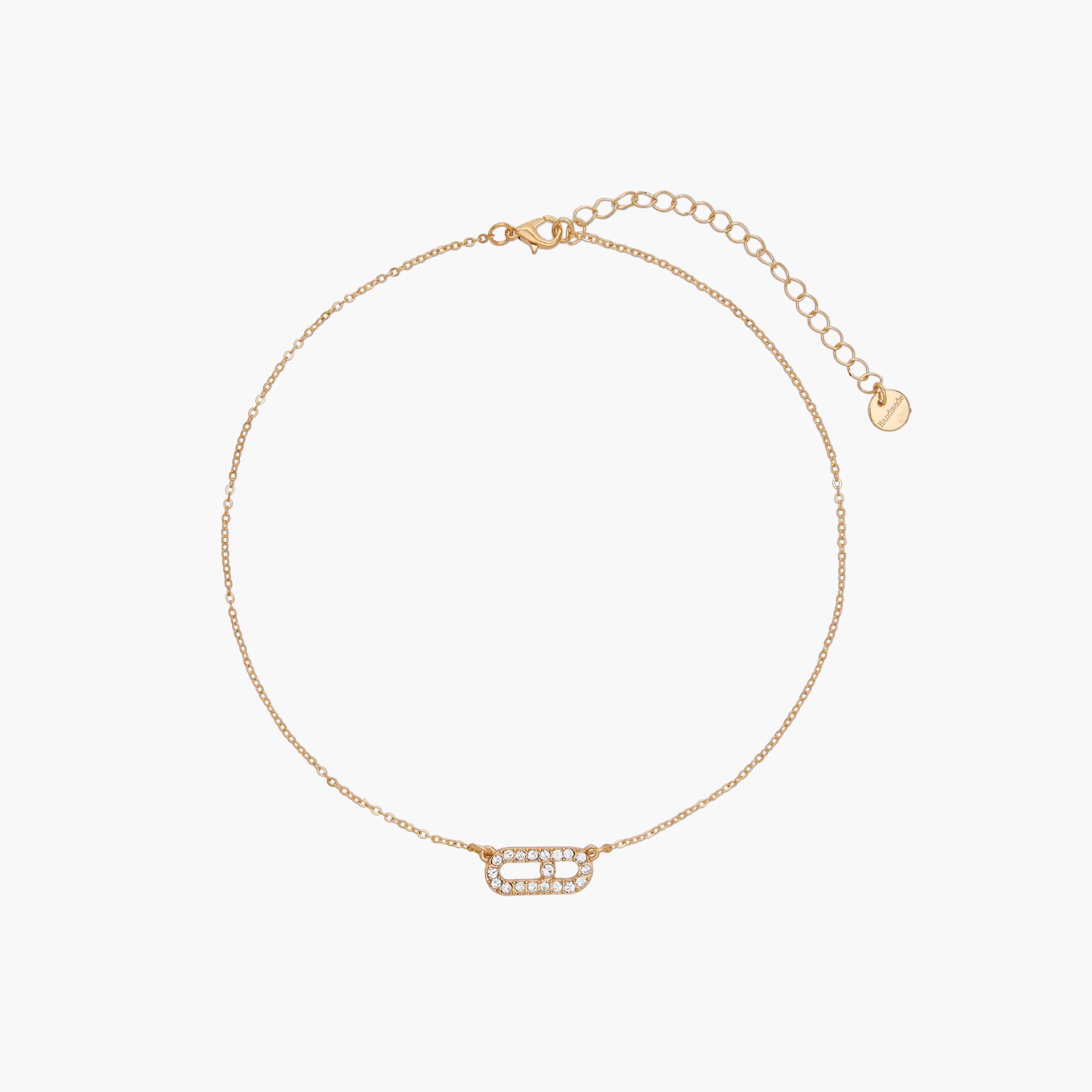 Set of 2 - Stone Embellished Gold Tone Pendant Necklace and Earrings-women-watchesandjewellery-jewellery-jewellerysets-image-2