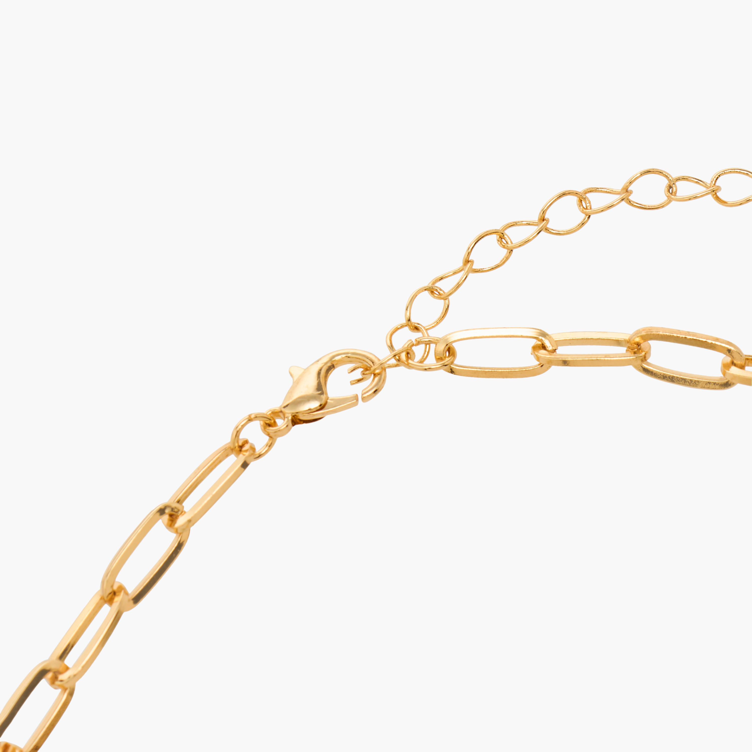 Gold Tone Necklace with Floral Embellishment-women-watchesandjewellery-jewellery-necklacesandpendants-image-4