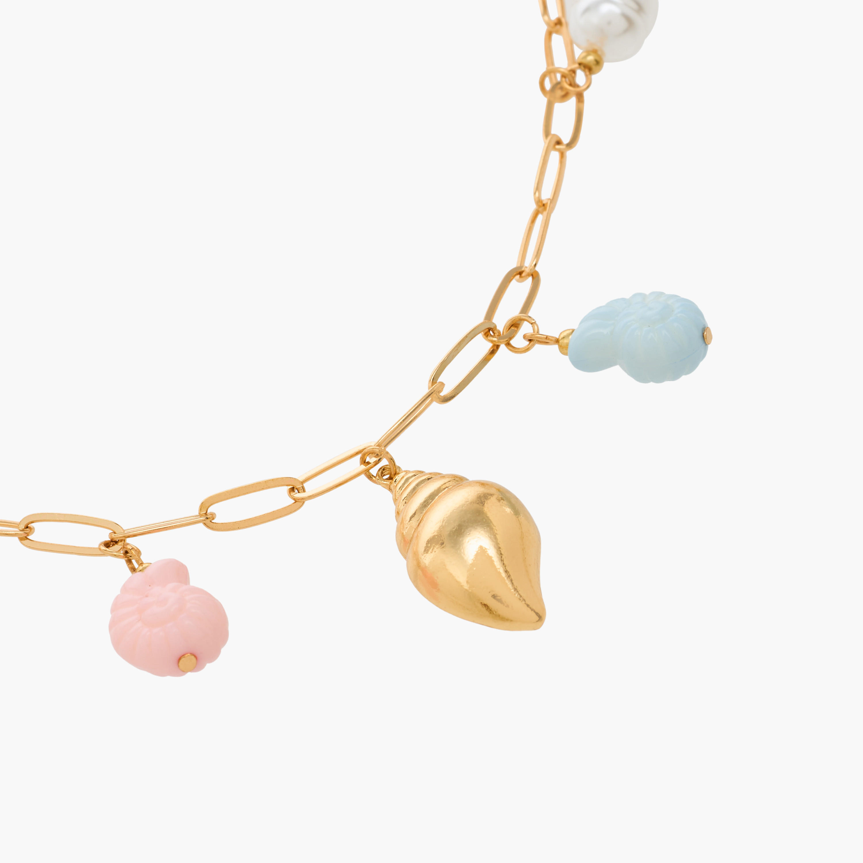 Gold Tone Necklace with Charms-women-watchesandjewellery-jewellery-necklacesandpendants-image-3