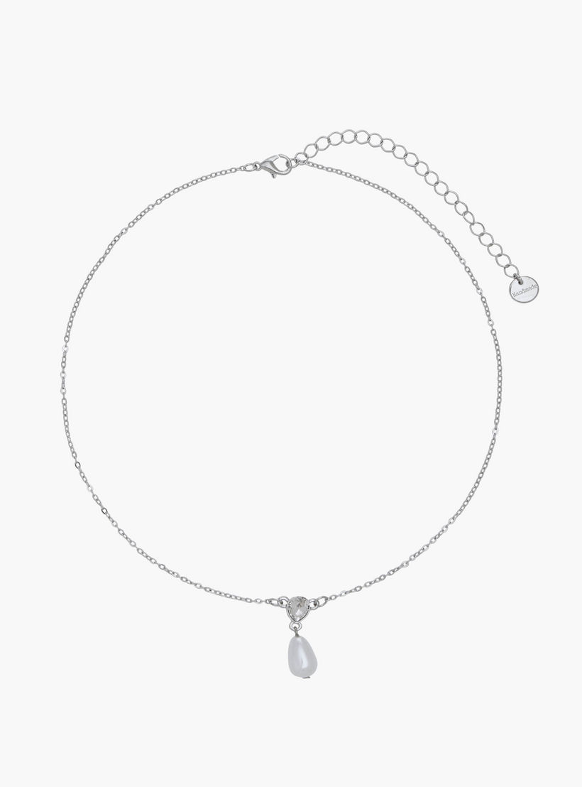 Set of 2 - Embellished Metal Necklace and Earrings-women-watchesandjewellery-jewellery-jewellerysets-image-2