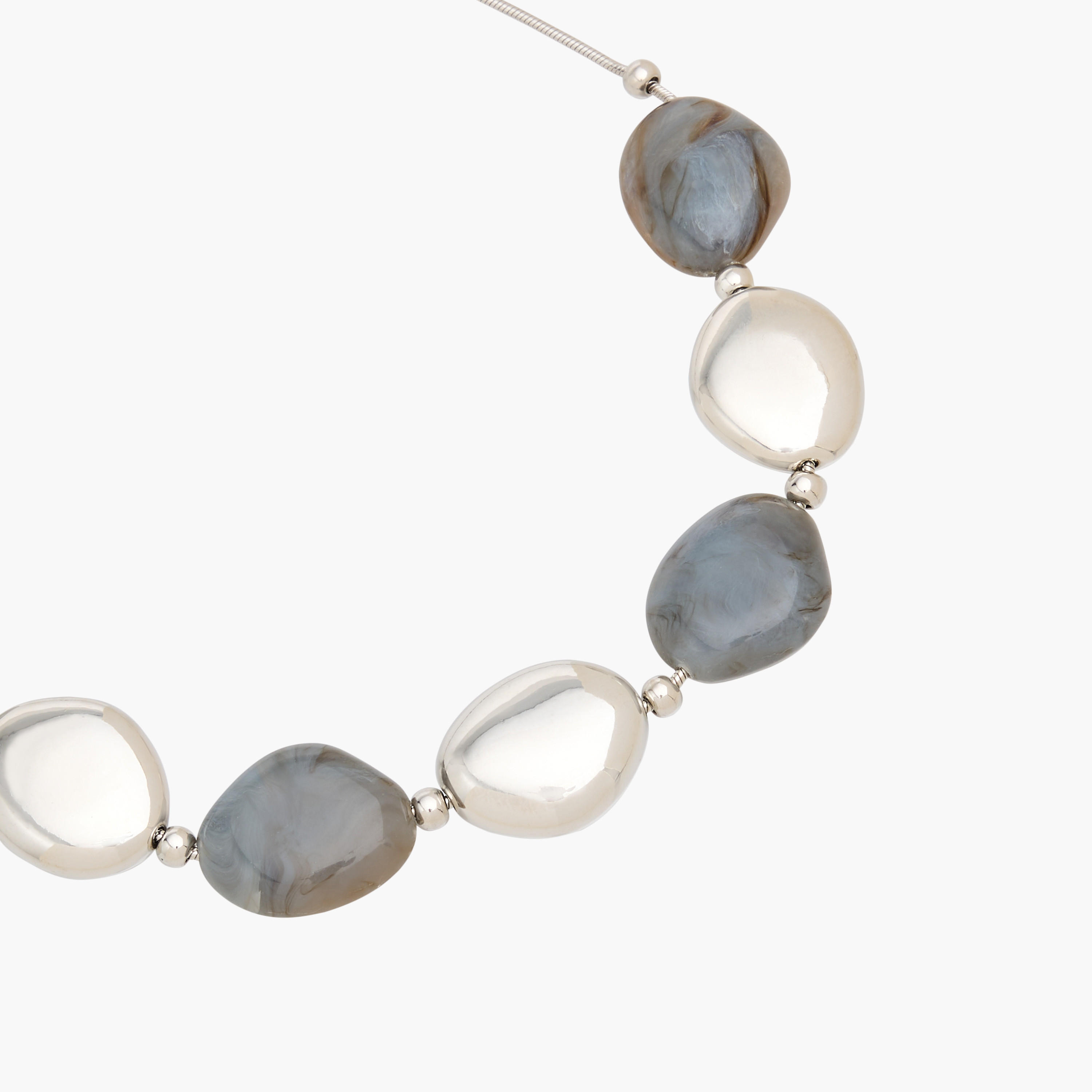 Metal Necklace with Stone Detail-women-watchesandjewellery-jewellery-necklacesandpendants-image-2