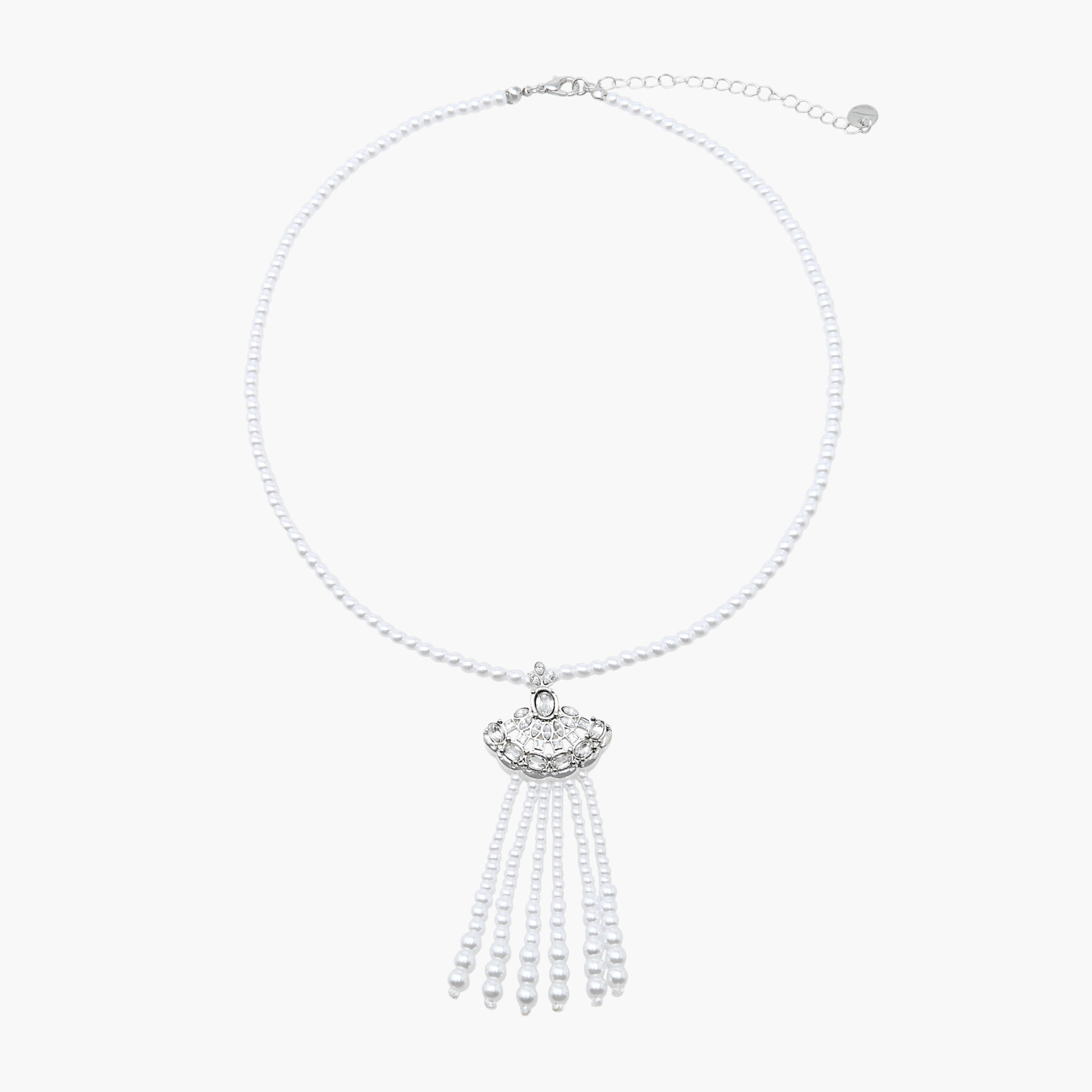 Metal Pearl Pendant Necklace-women-watchesandjewellery-jewellery-necklacesandpendants-image-1