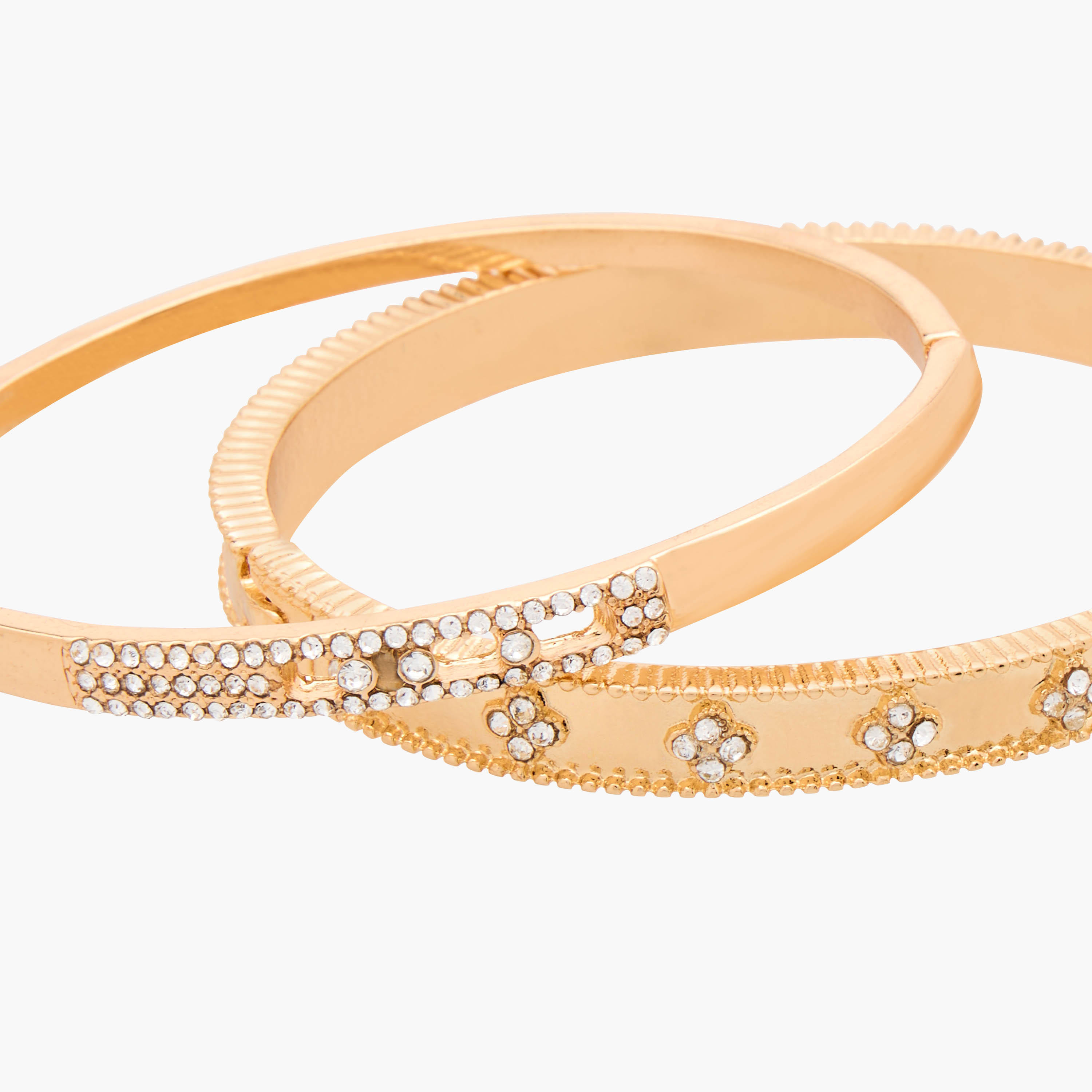 Pack of 2 Gold Tone Stone Embellished Bangle-women-watchesandjewellery-jewellery-banglesandbracelets-image-4