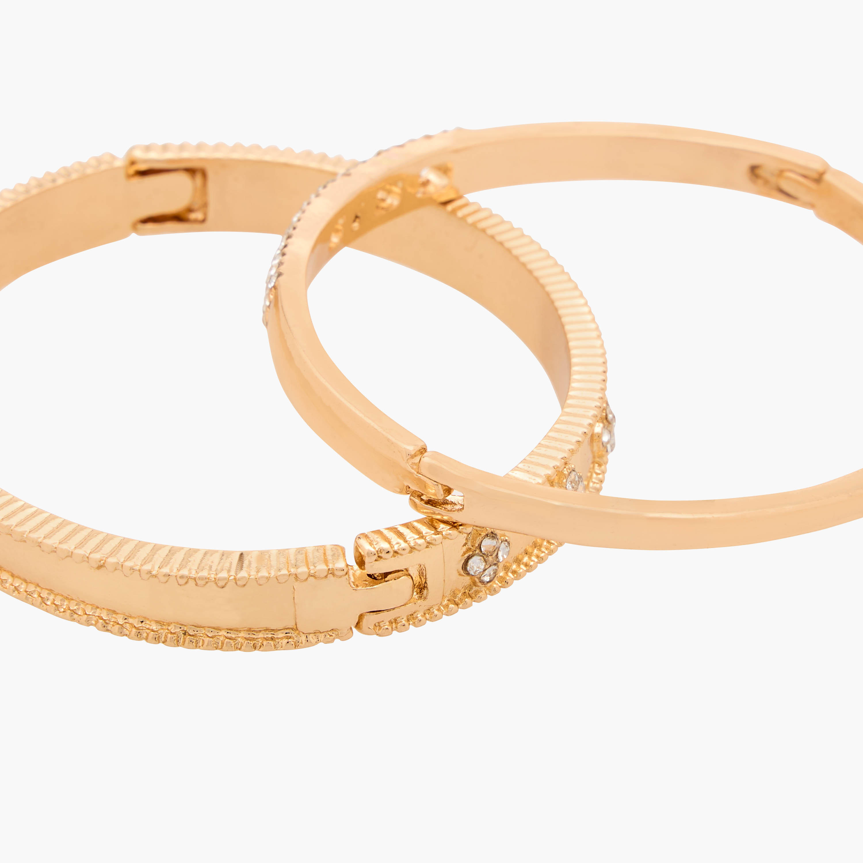Pack of 2 Gold Tone Stone Embellished Bangle-women-watchesandjewellery-jewellery-banglesandbracelets-image-5