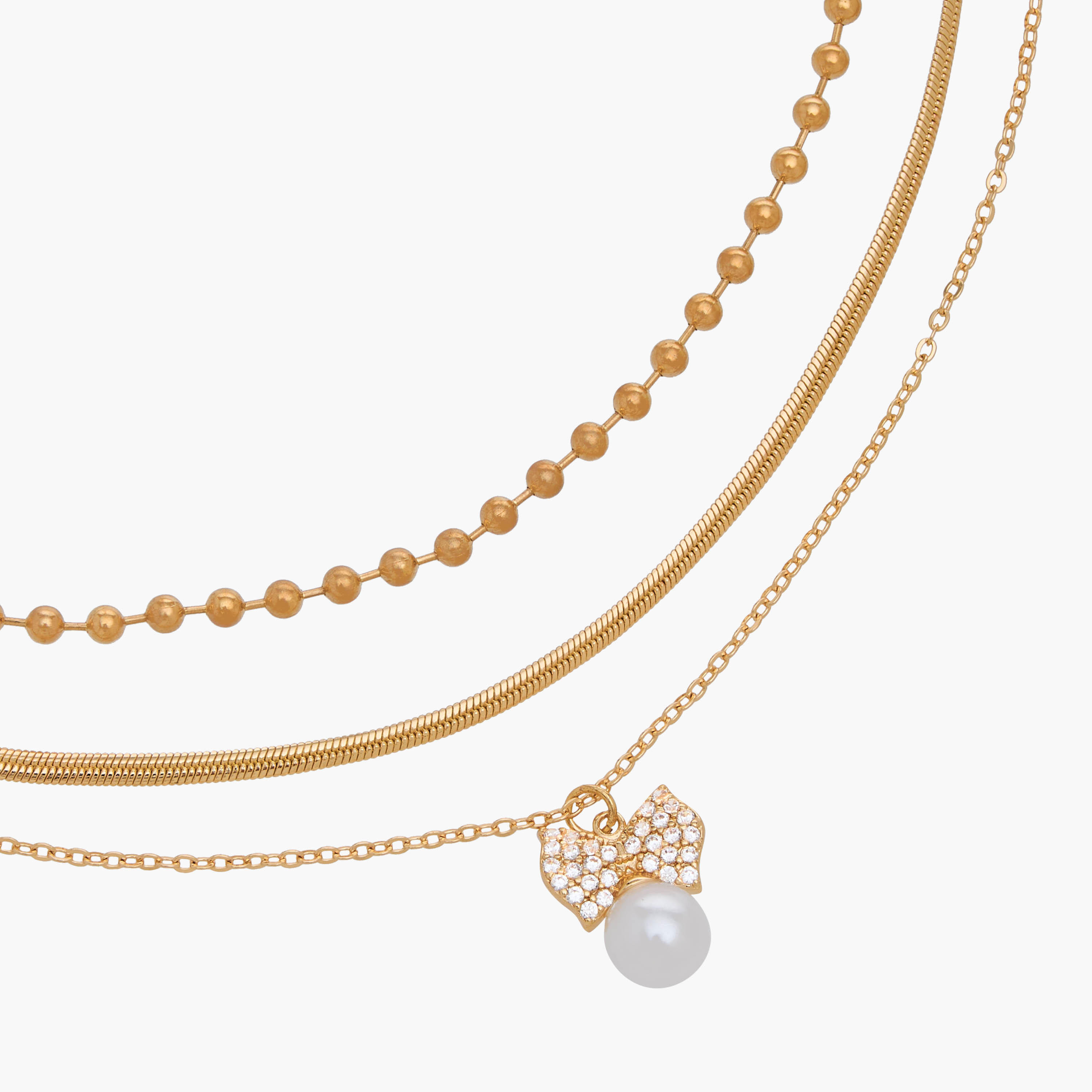 Set of 3 - Metal Chain Necklace-women-watchesandjewellery-jewellery-necklacesandpendants-image-6