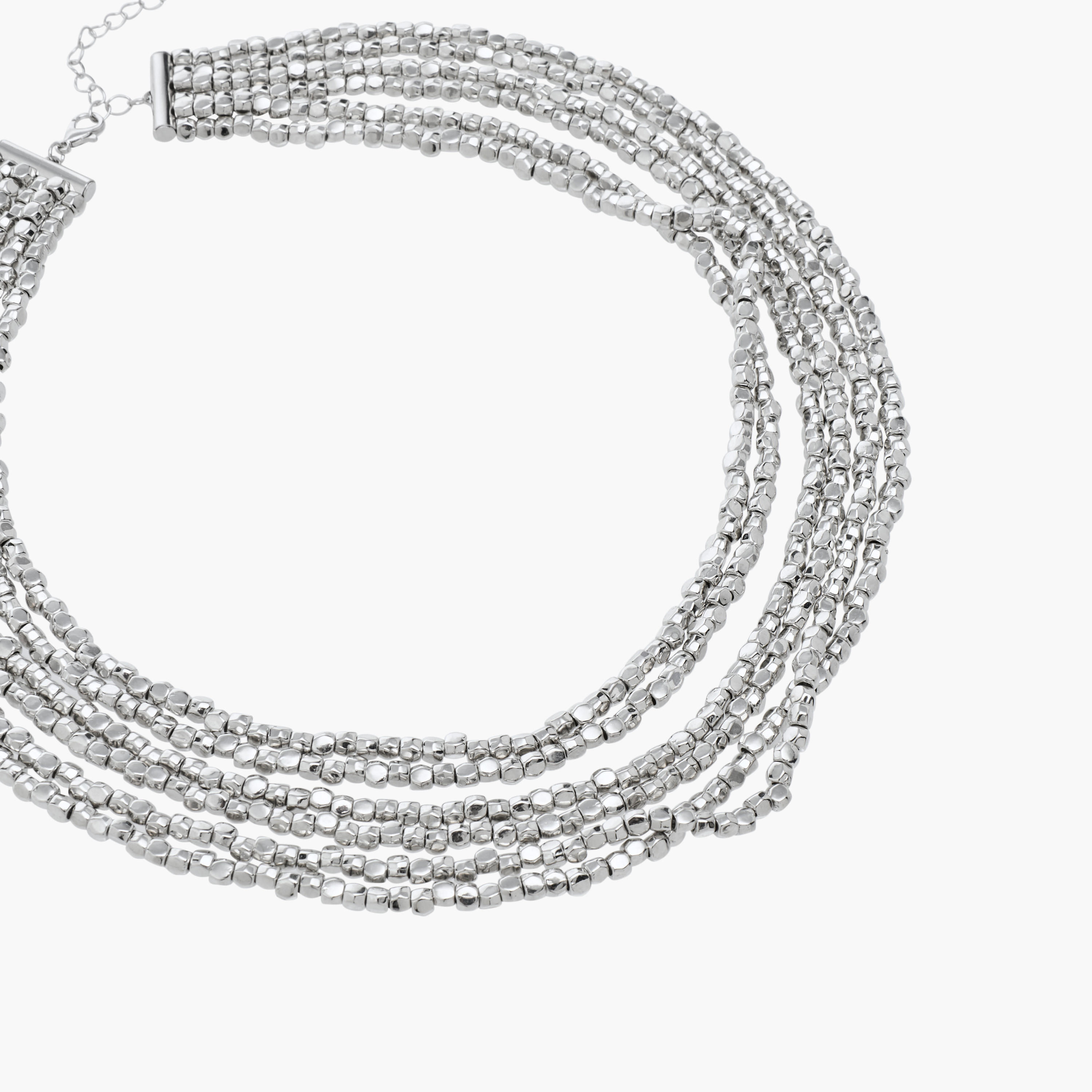 Metal Layered Choker Necklace-women-watchesandjewellery-jewellery-necklacesandpendants-image-2