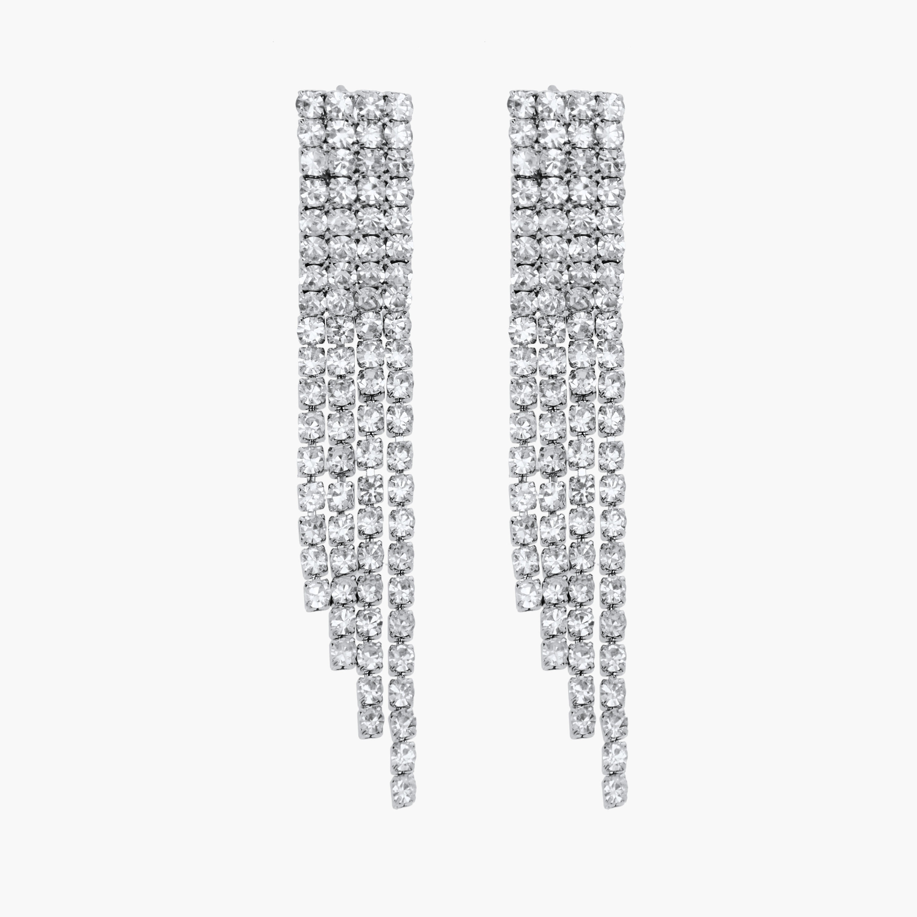 Set of 2 Cubic Zirconia Embellished Necklace and Earrings-women-watchesandjewellery-jewellery-jewellerysets-image-3