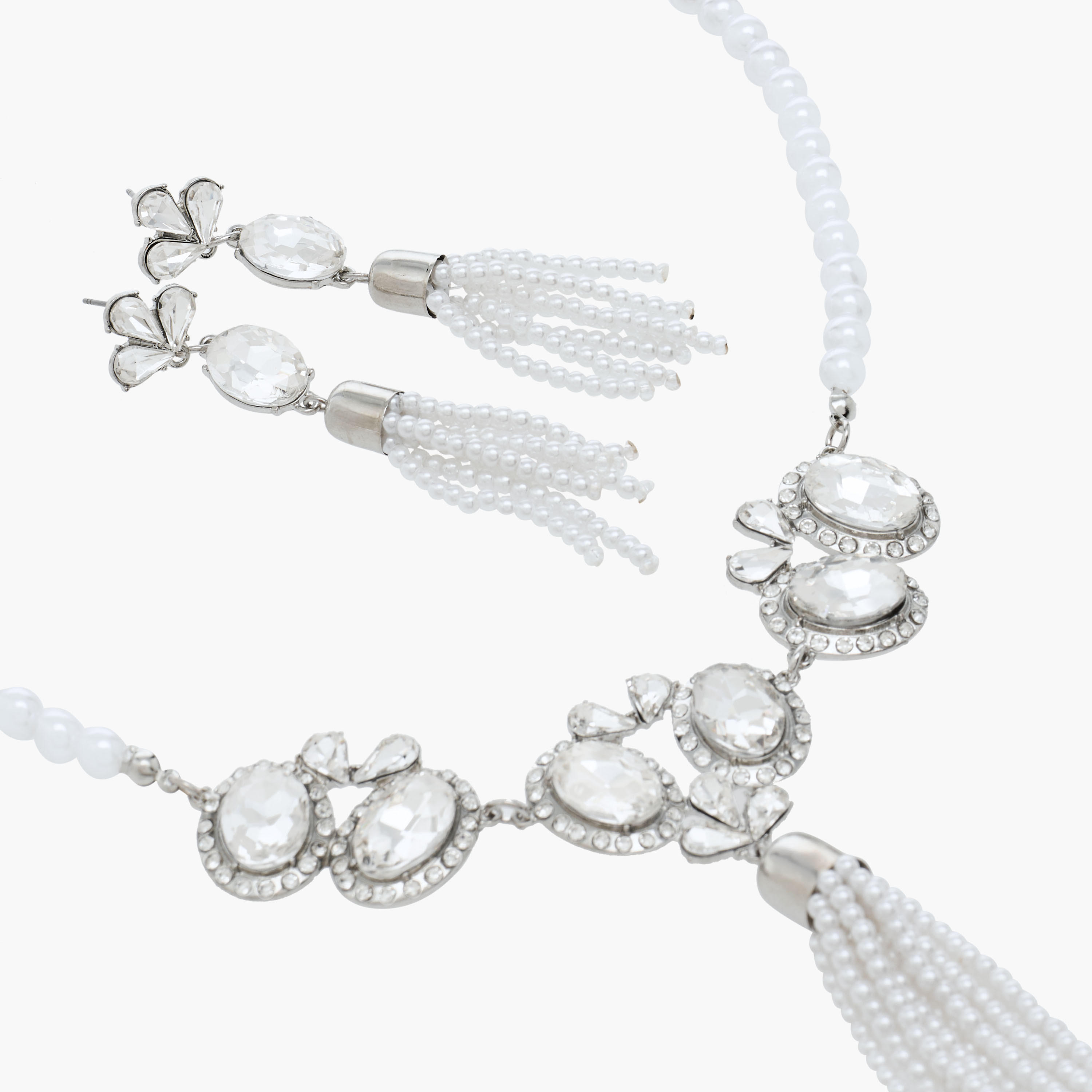Set of 2 Embellished Necklace and Earrings-women-watchesandjewellery-jewellery-necklacesandpendants-image-4