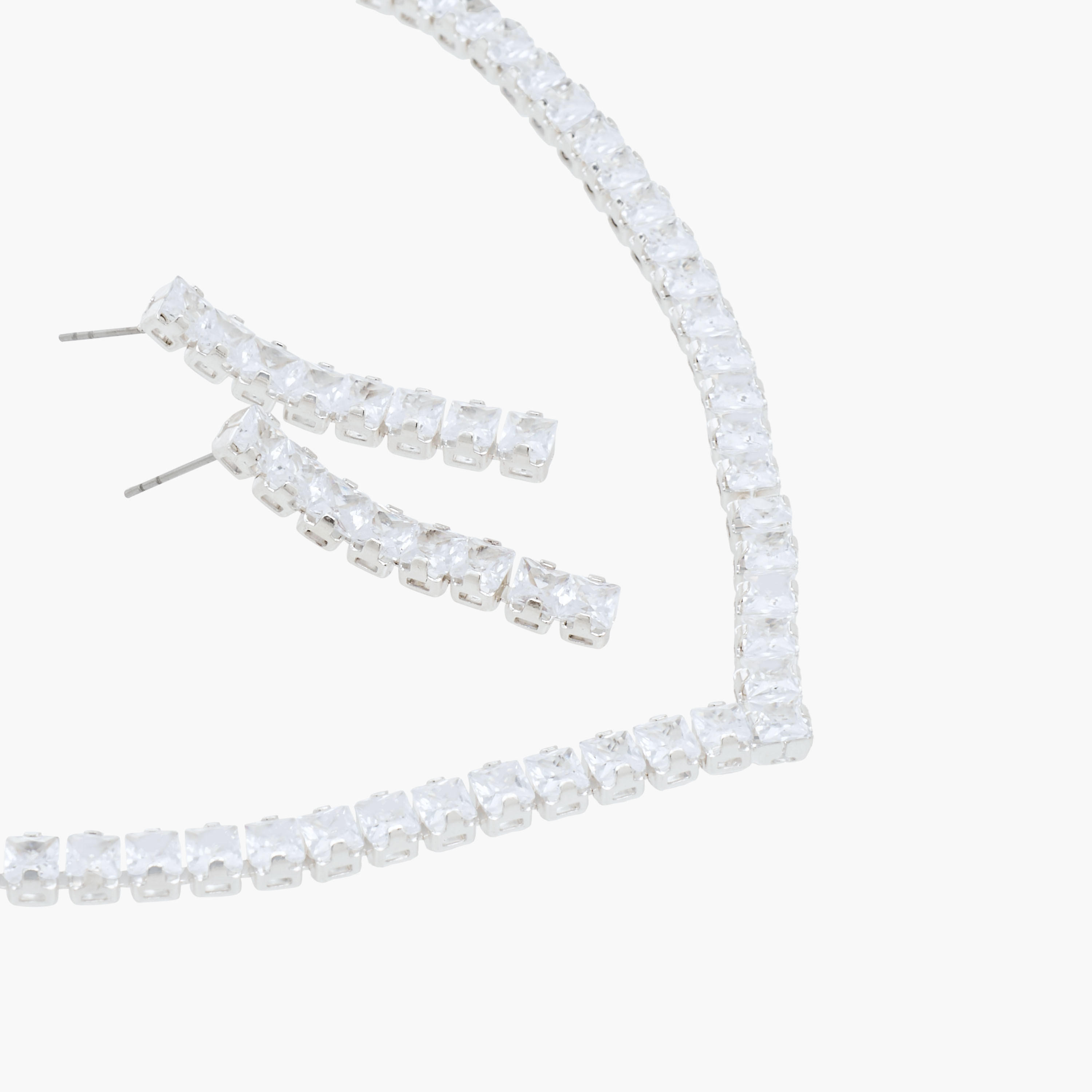 Set of 2 - Stone Embellished Necklace and Earrings-women-watchesandjewellery-jewellery-jewellerysets-image-4