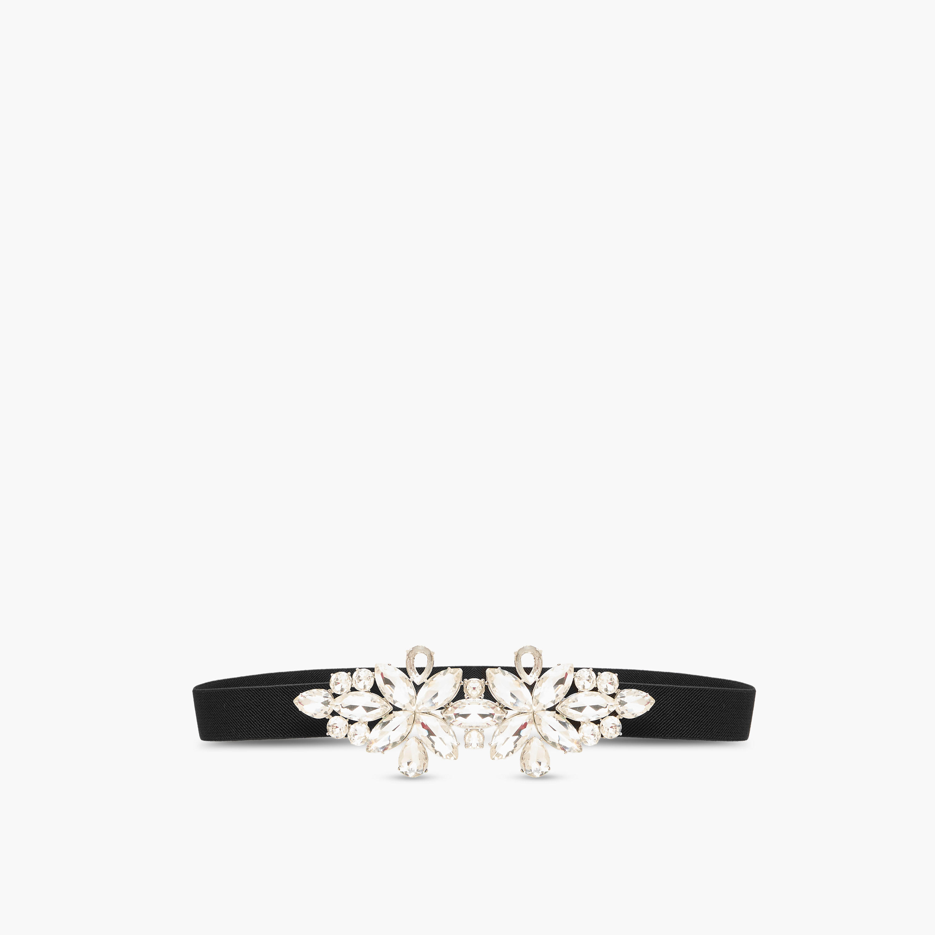 حزام معدن مطاطي بإبزيم مزين-women-clothingaccessories-belts-image-1