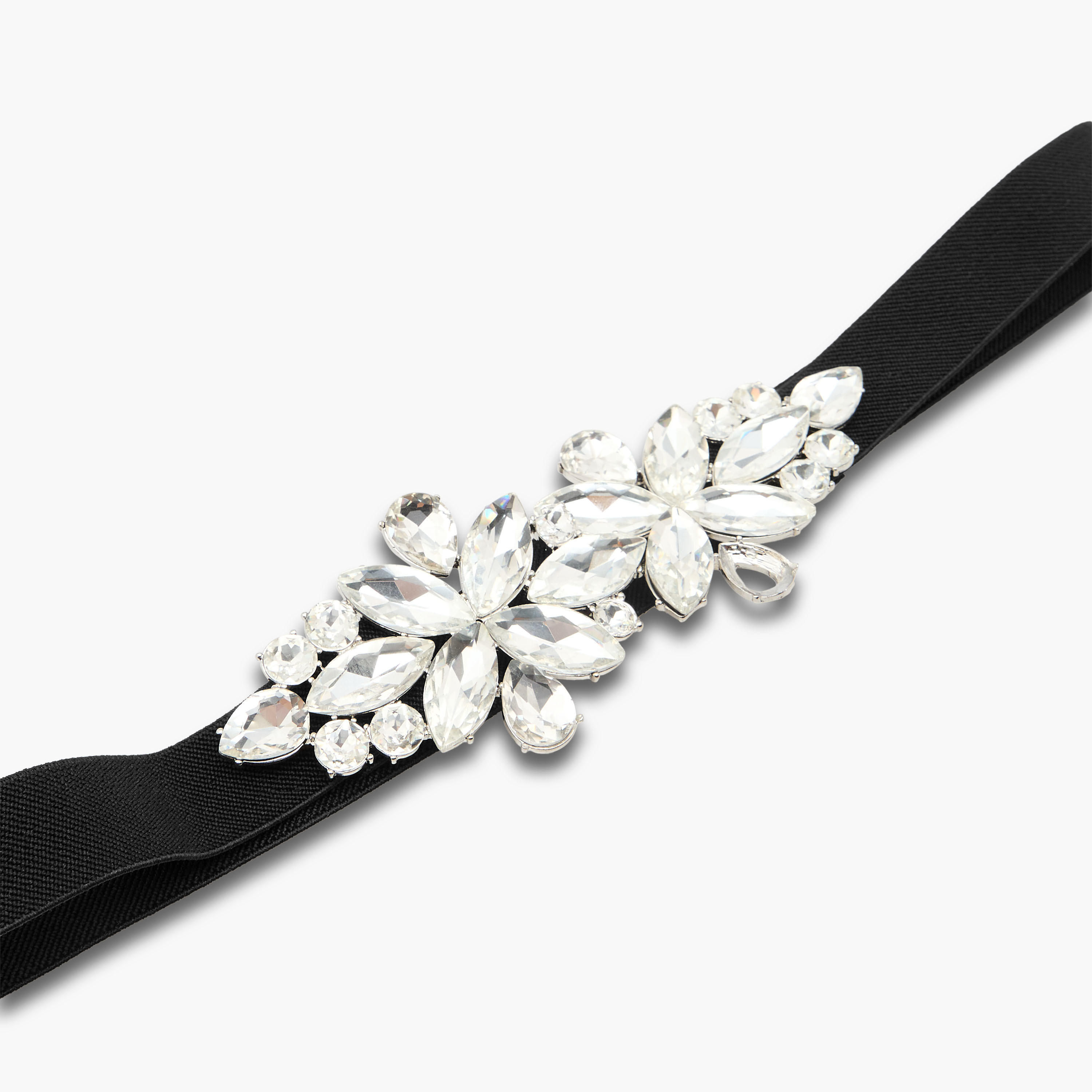 حزام معدن مطاطي بإبزيم مزين-women-clothingaccessories-belts-image-4