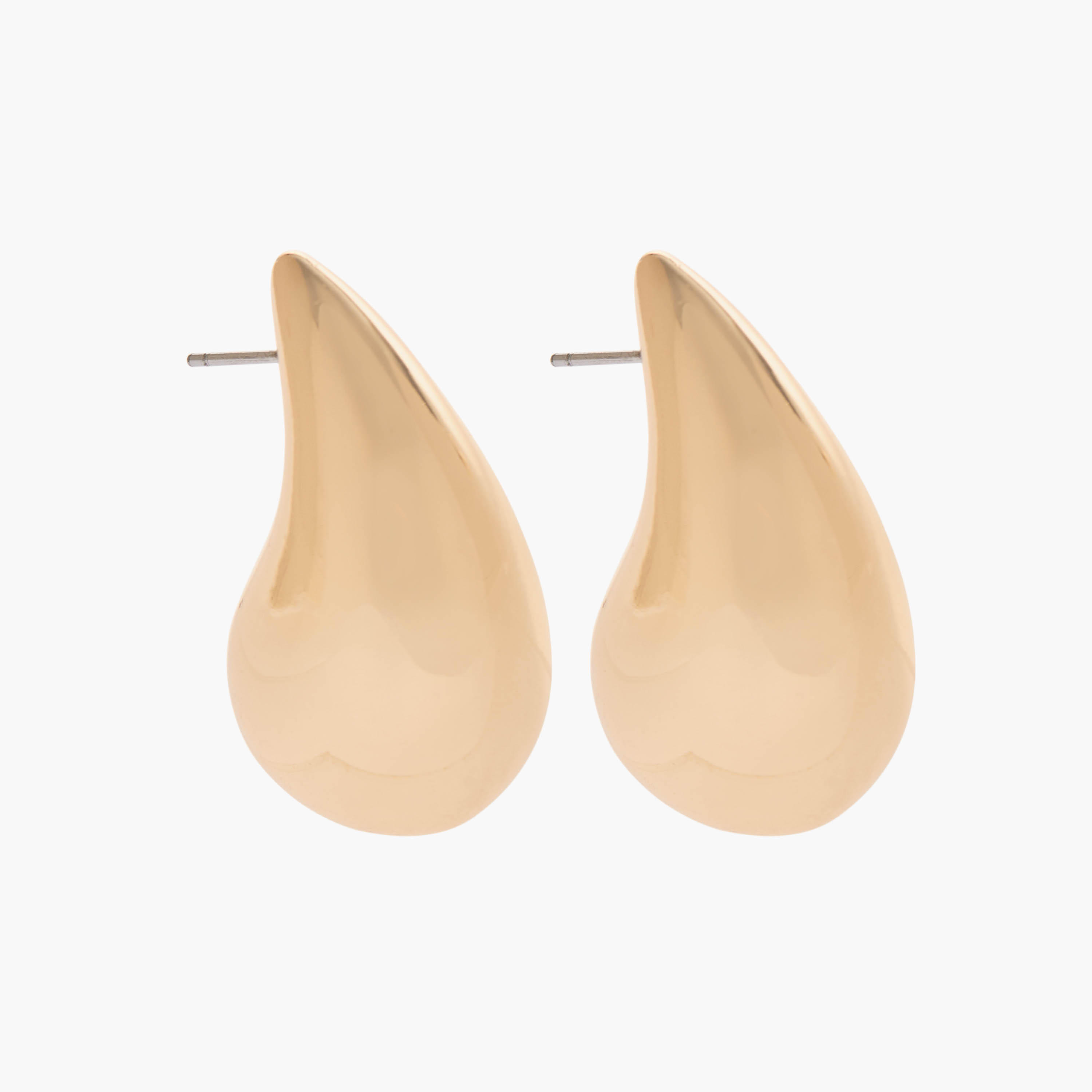 Metal Stud Earrings with Pushback Closure-women-watchesandjewellery-jewellery-earrings-image-2