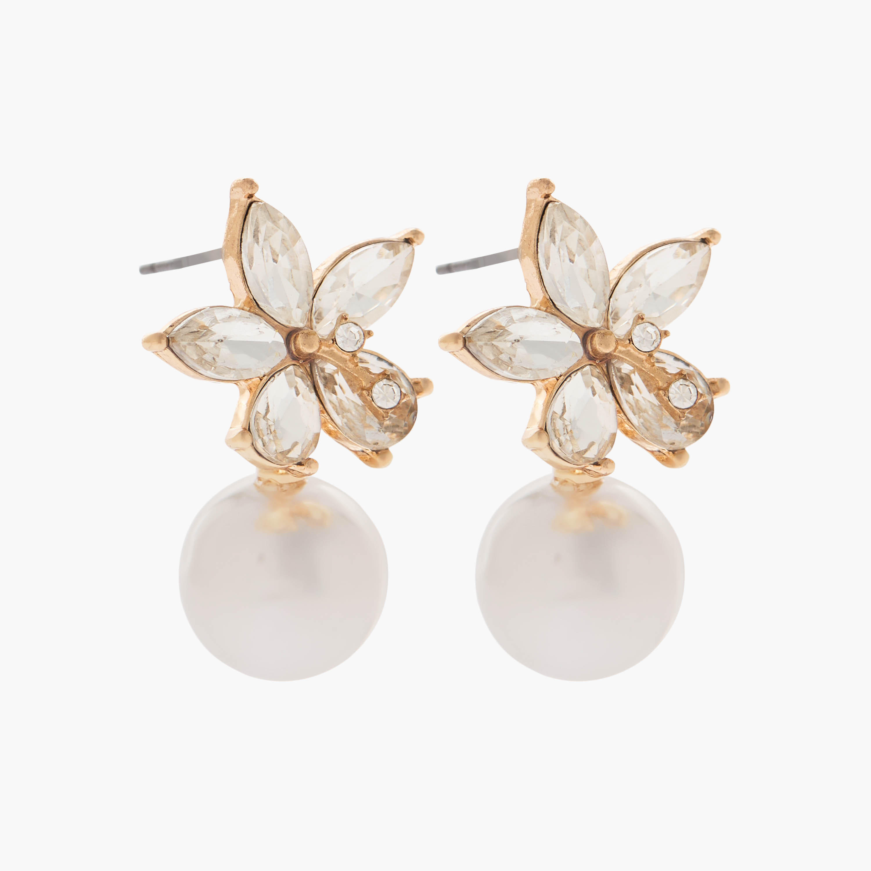 حلق بتصميم زهري وتزيينات حجر ومكبس إغلاق خلفي-women-watchesandjewellery-jewellery-earrings-image-2
