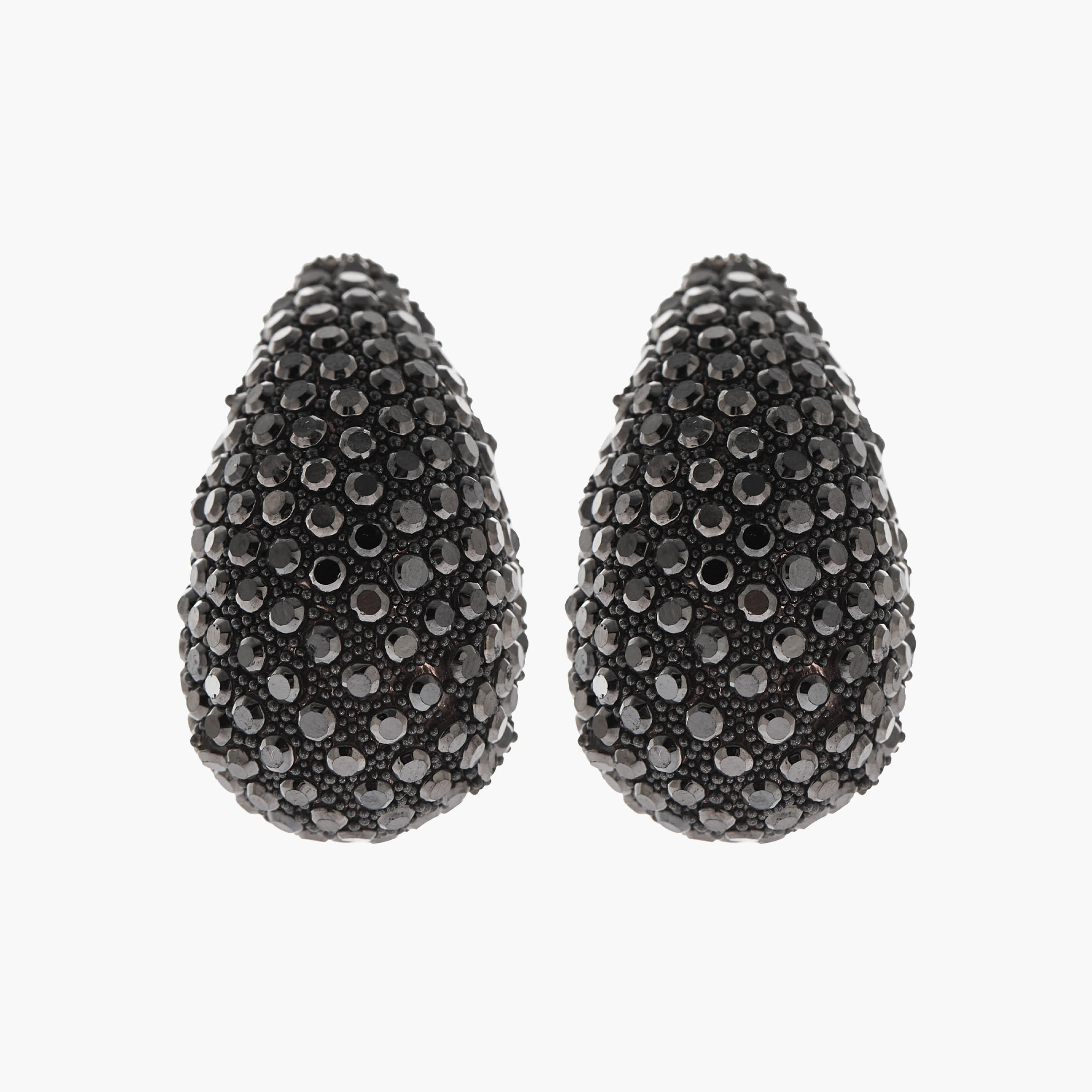 حلق دمعة ميتاليك بمكبس إغلاق خلفي-women-watchesandjewellery-jewellery-earrings-image-1