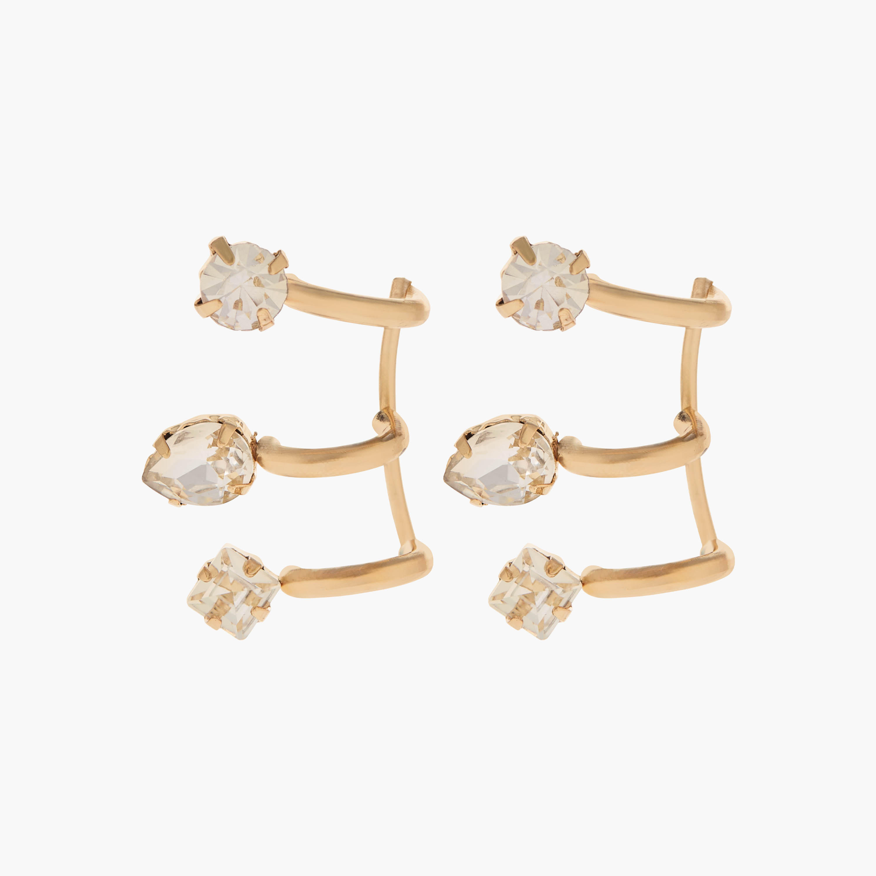 حلق ذهبي مزين بمكبس إغلاق خلفي-women-watchesandjewellery-jewellery-earrings-image-2