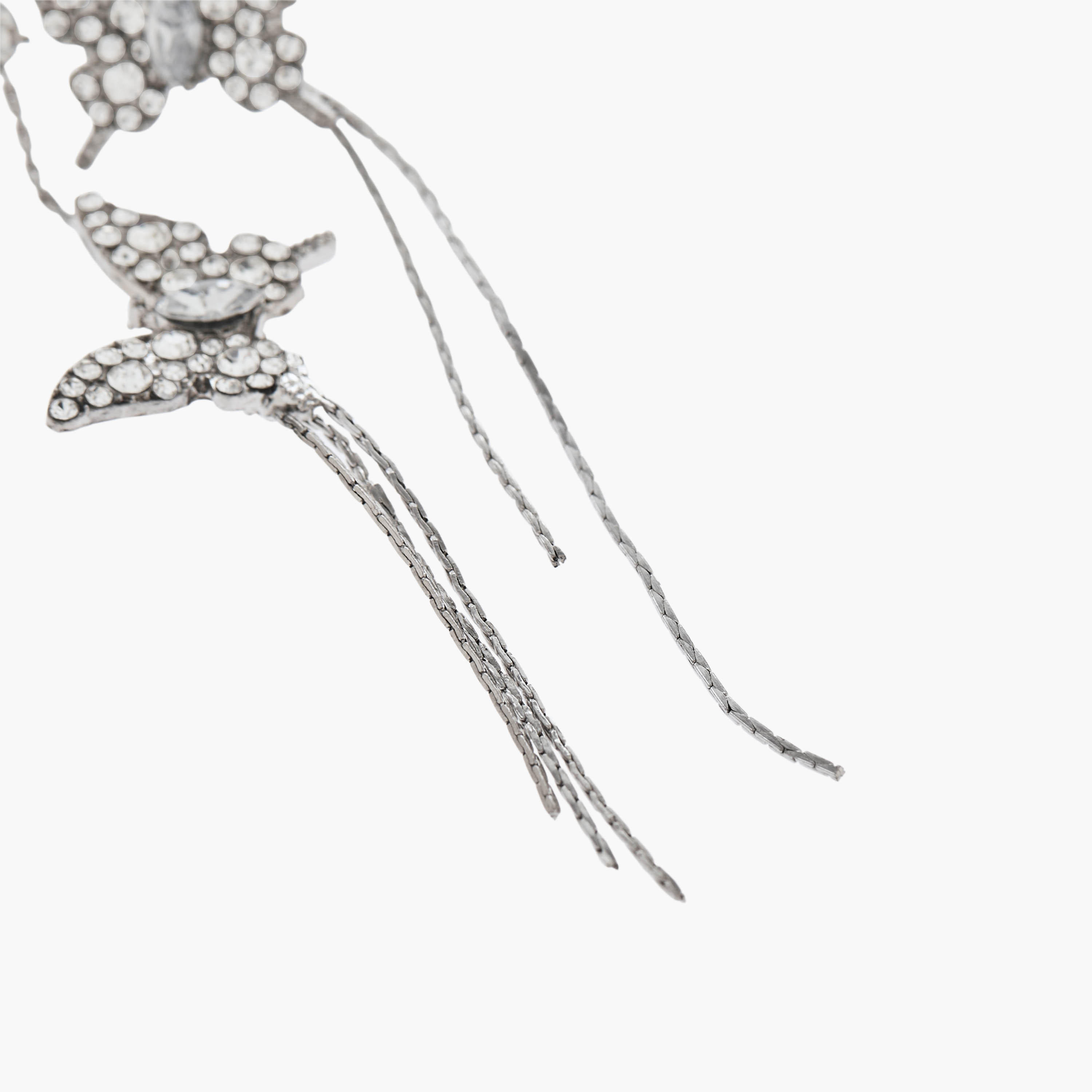 Metallic Butterfly Embellished Earrings with Pushback Closure-women-watchesandjewellery-jewellery-earrings-image-6