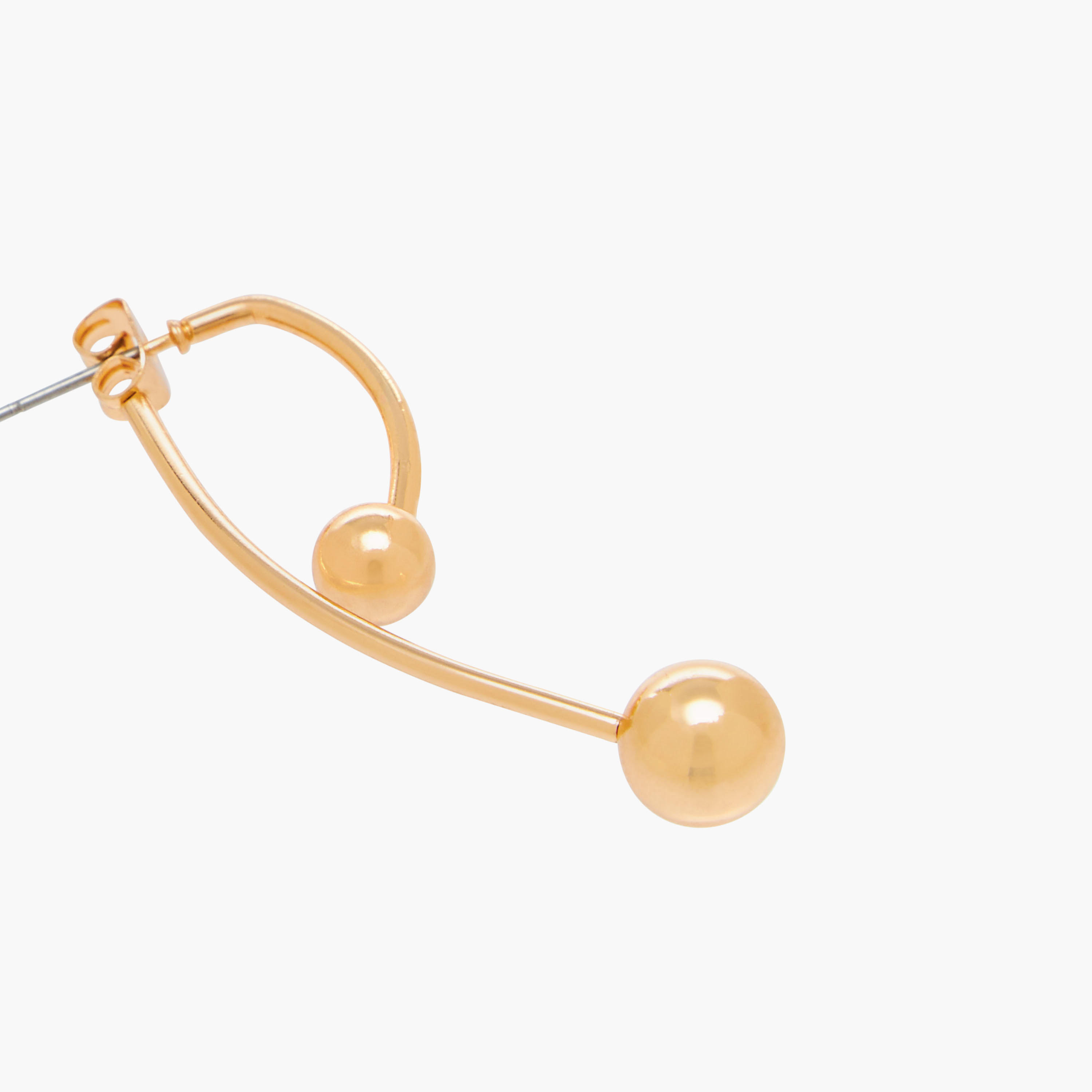 Metallic Drop Earrings with Pushback Closure-women-watchesandjewellery-jewellery-earrings-image-3