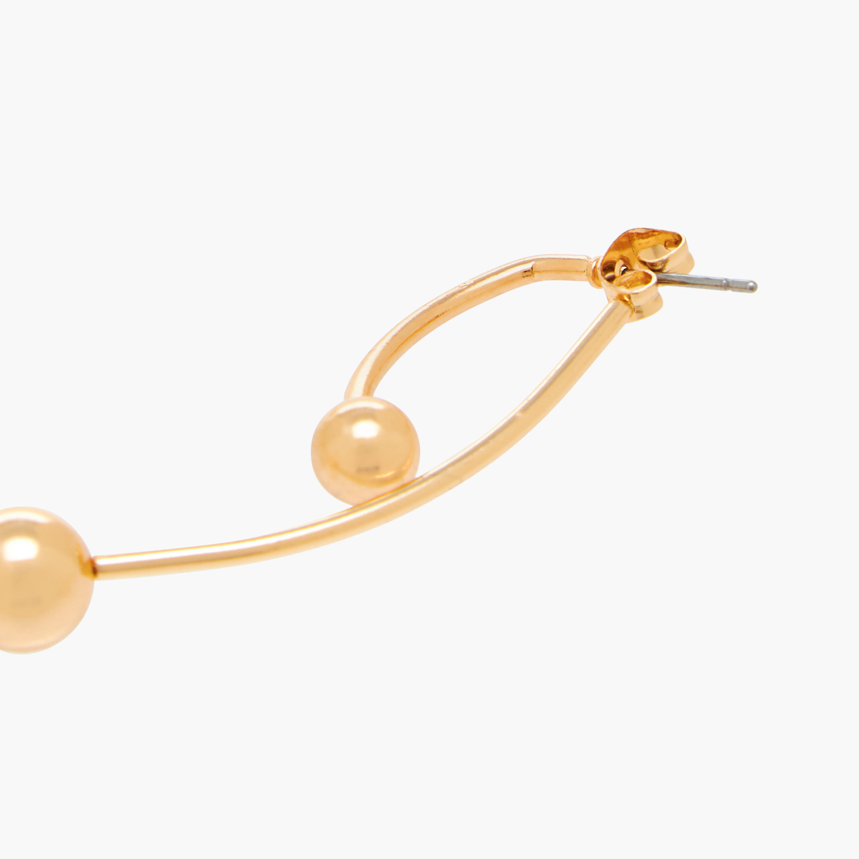 Metallic Drop Earrings with Pushback Closure-women-watchesandjewellery-jewellery-earrings-image-4