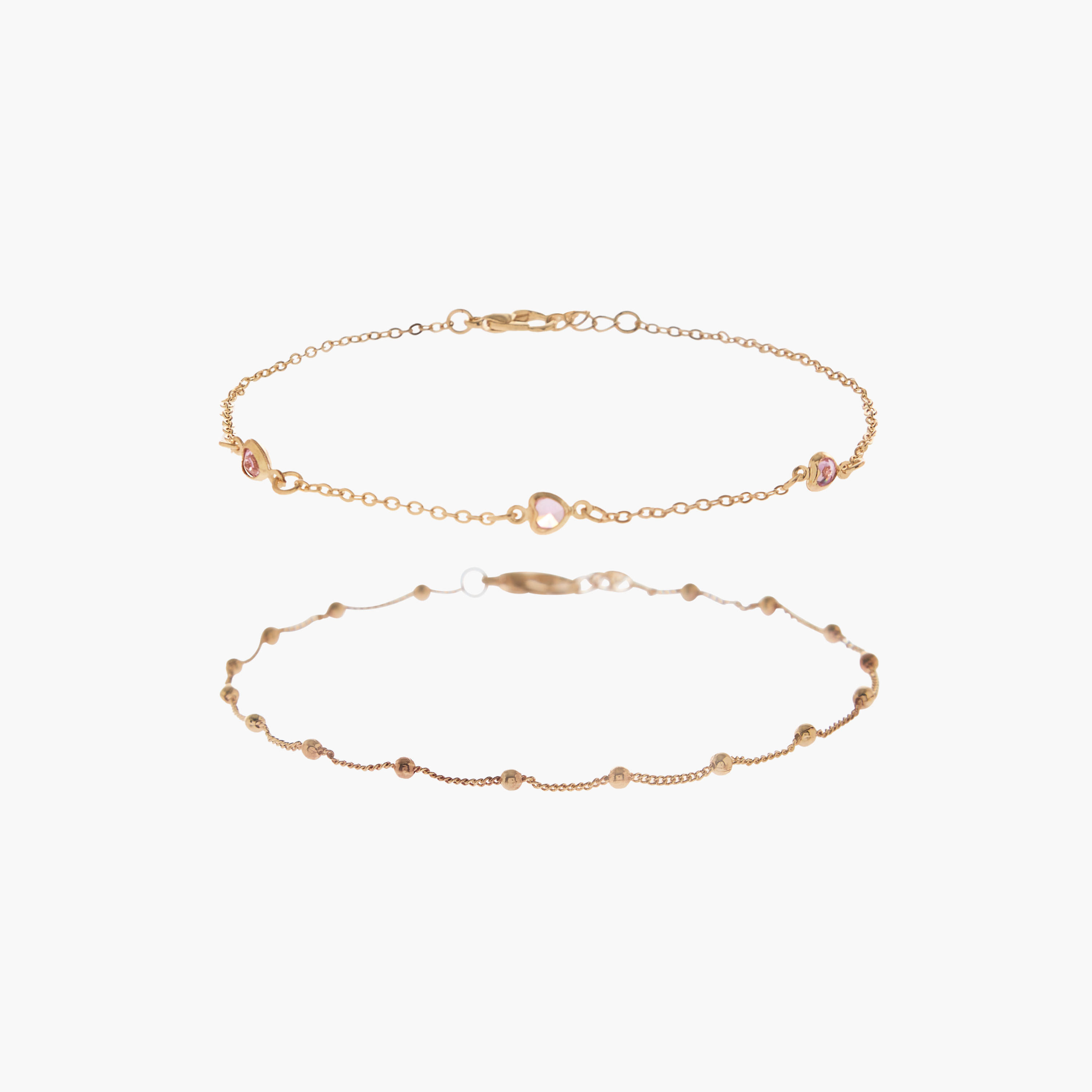 Pack of 2 Metallic Anklet-women-watchesandjewellery-jewellery-anklets-image-1