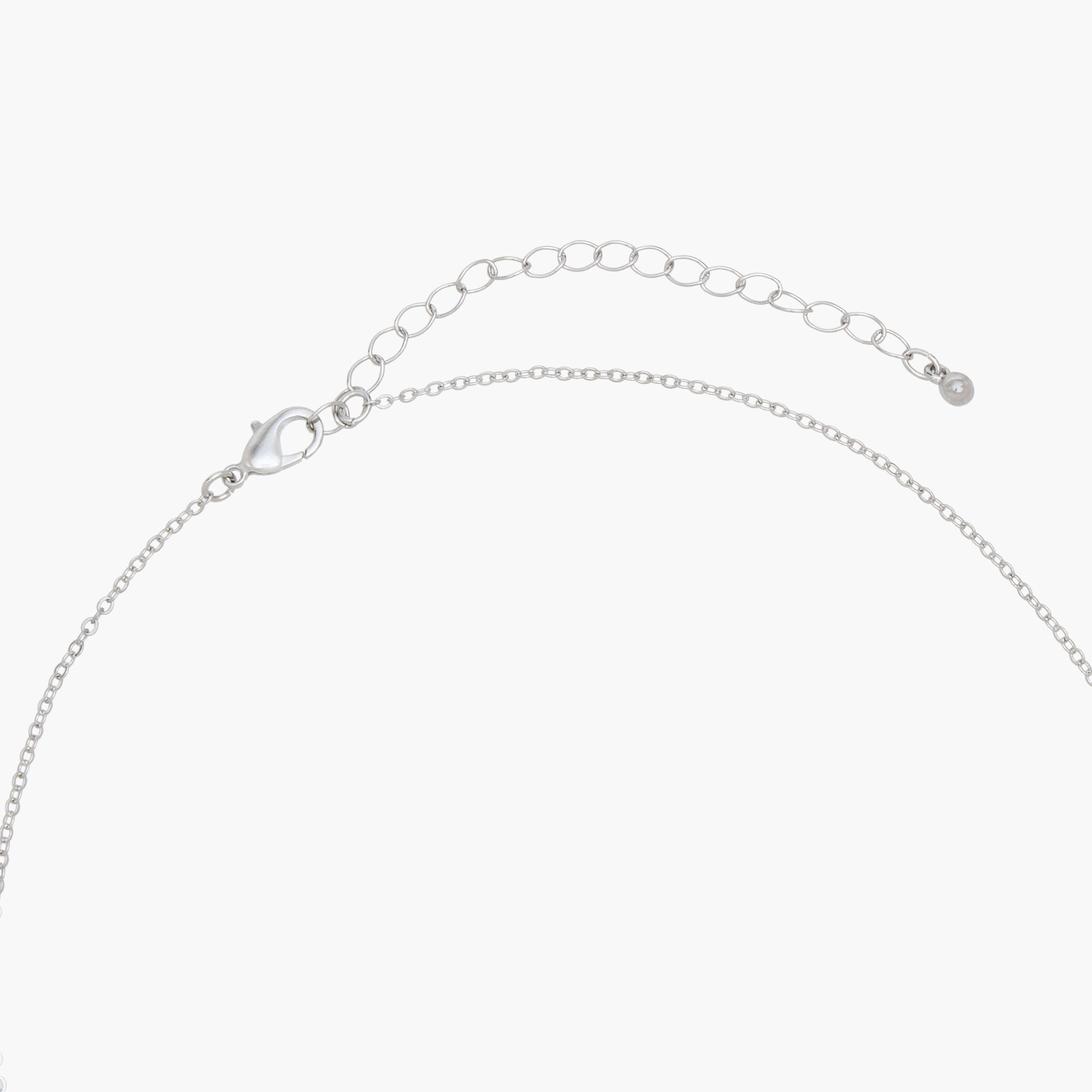 Set of 2 Stone Embellished Clover Pendant Necklace and Earrings-women-watchesandjewellery-jewellery-jewellerysets-image-6