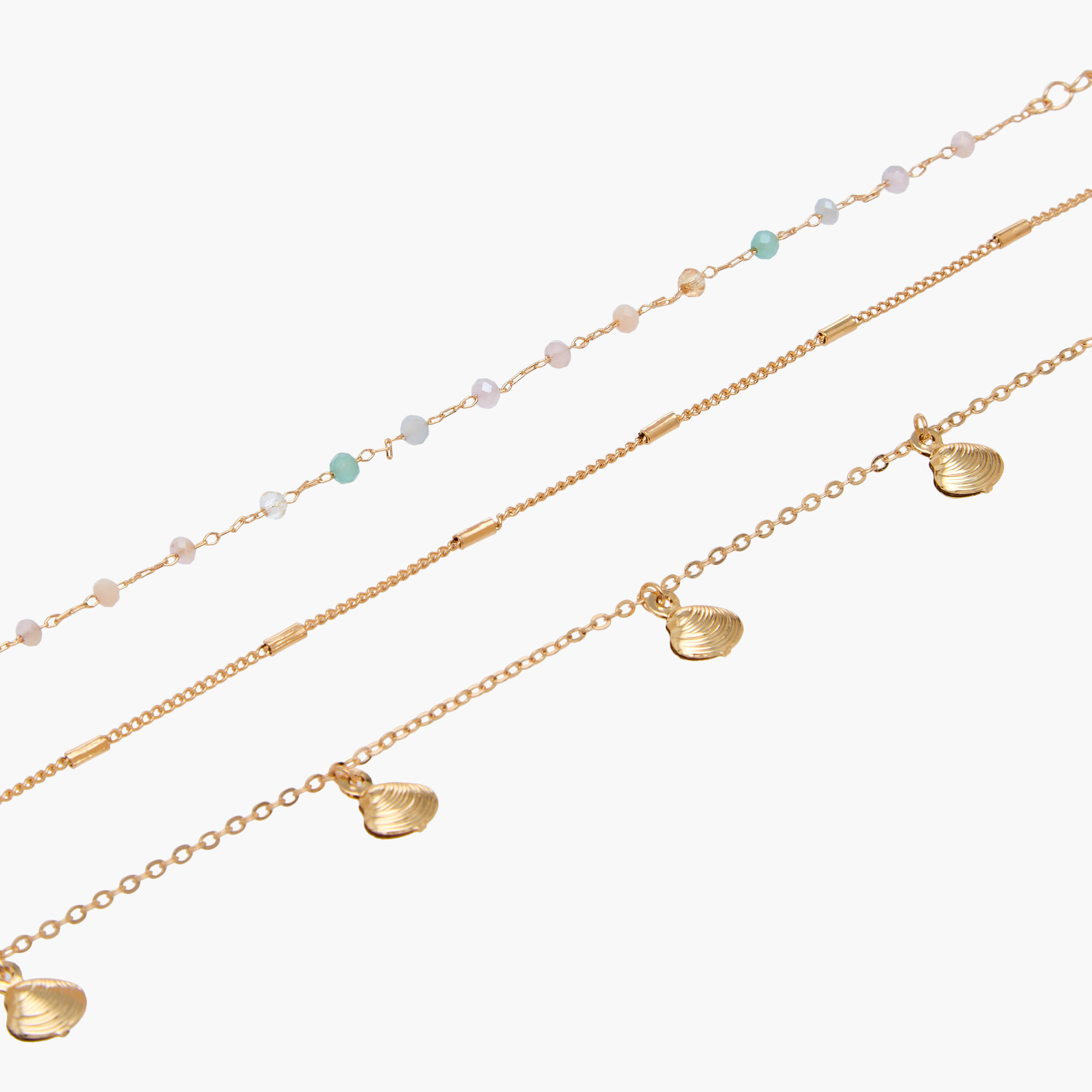 Pack of 3 Metallic Embellished Anklet-women-watchesandjewellery-jewellery-anklets-image-8