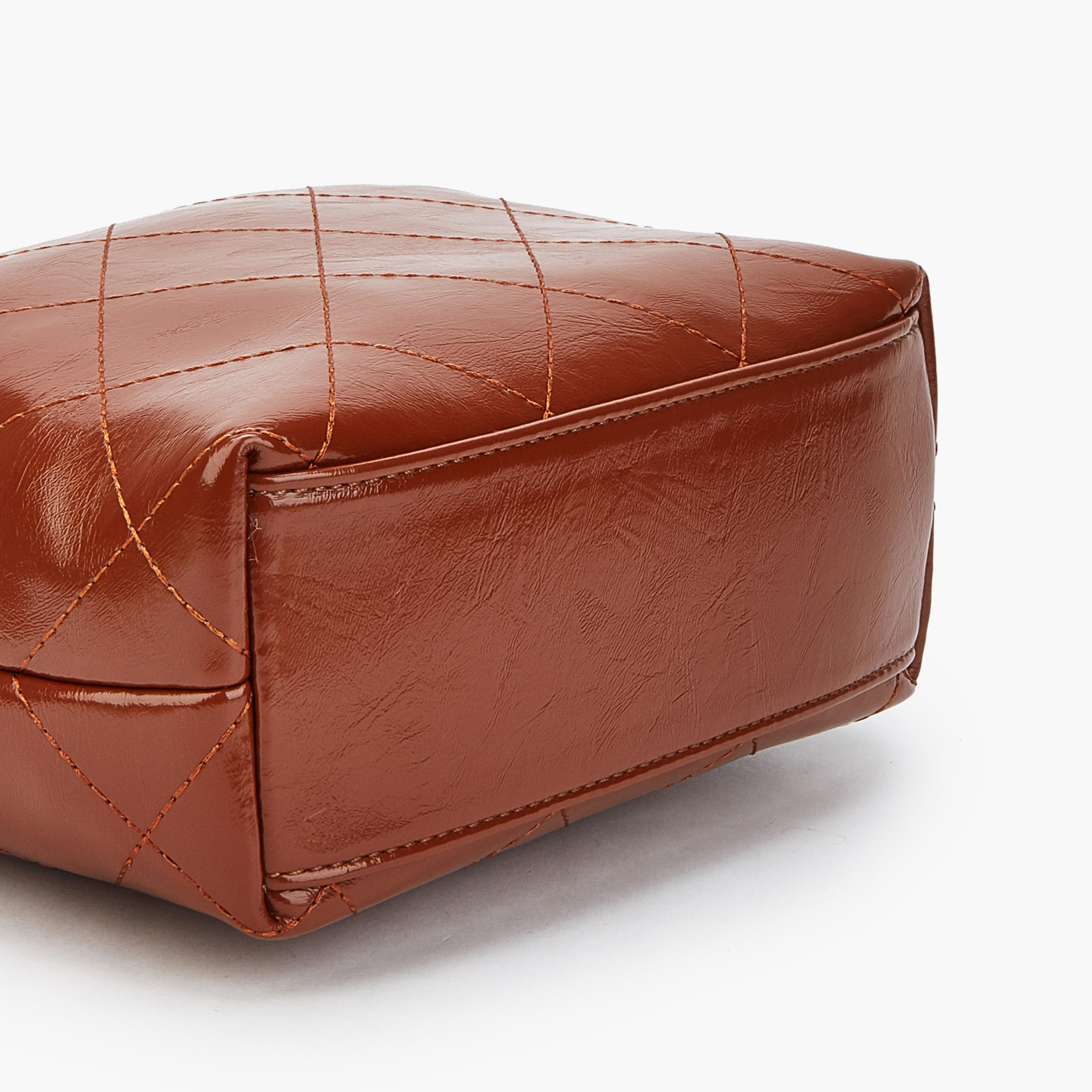 Celeste Quilted Shoulder Bag with Chain Accent Strap-women-bagsandwallets-handbags-image-6