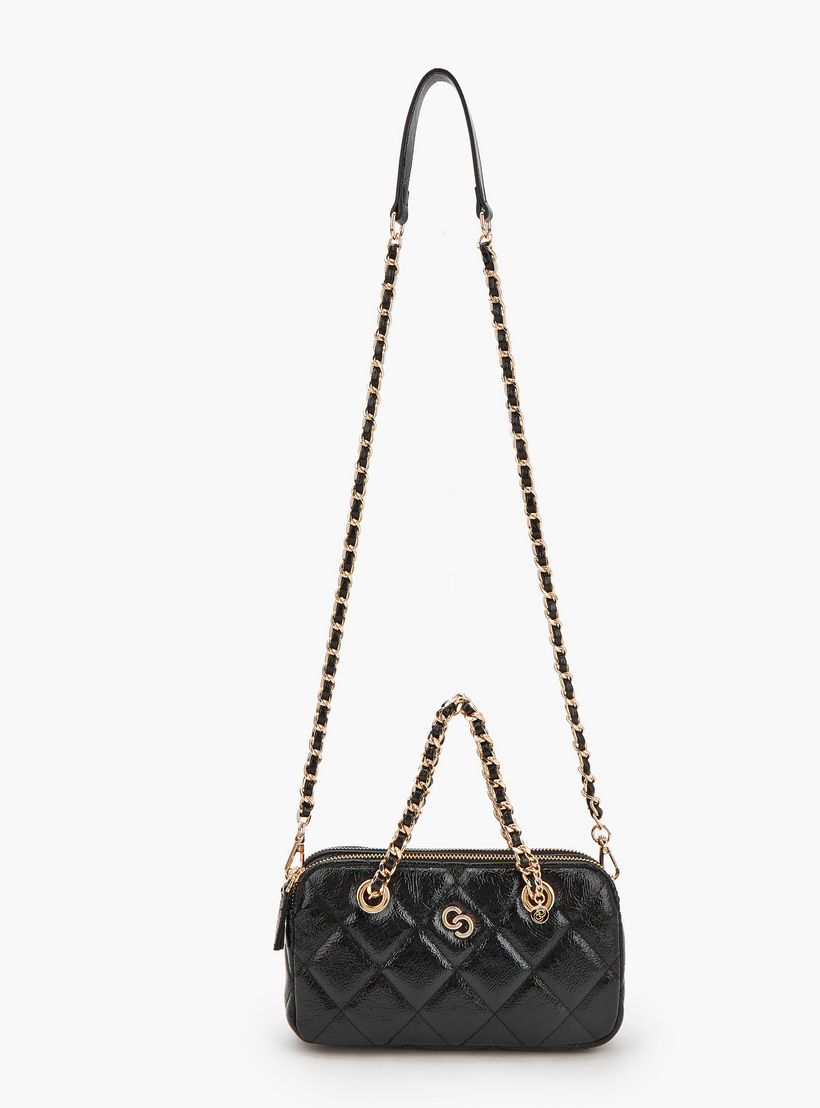 Celeste Quilted Crossbody Bag with Chain Accent Strap-women-bagsandwallets-handbags-image-6