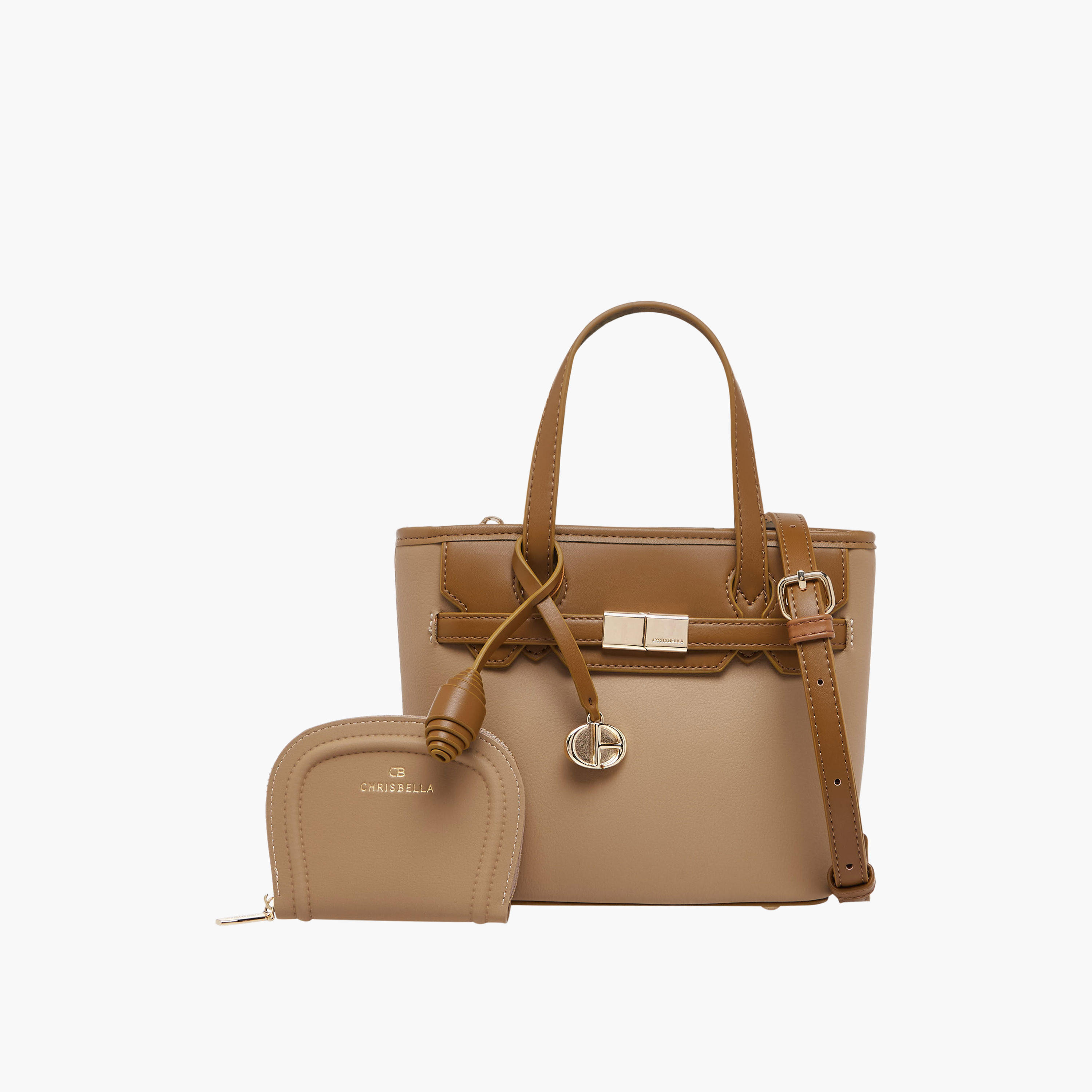 شنطة كروس بودي بقوالب ملونة مع شنطة صغيرة وحزام قابل للفصل من كريسبيلا-women-bagsandwallets-handbags-image-1