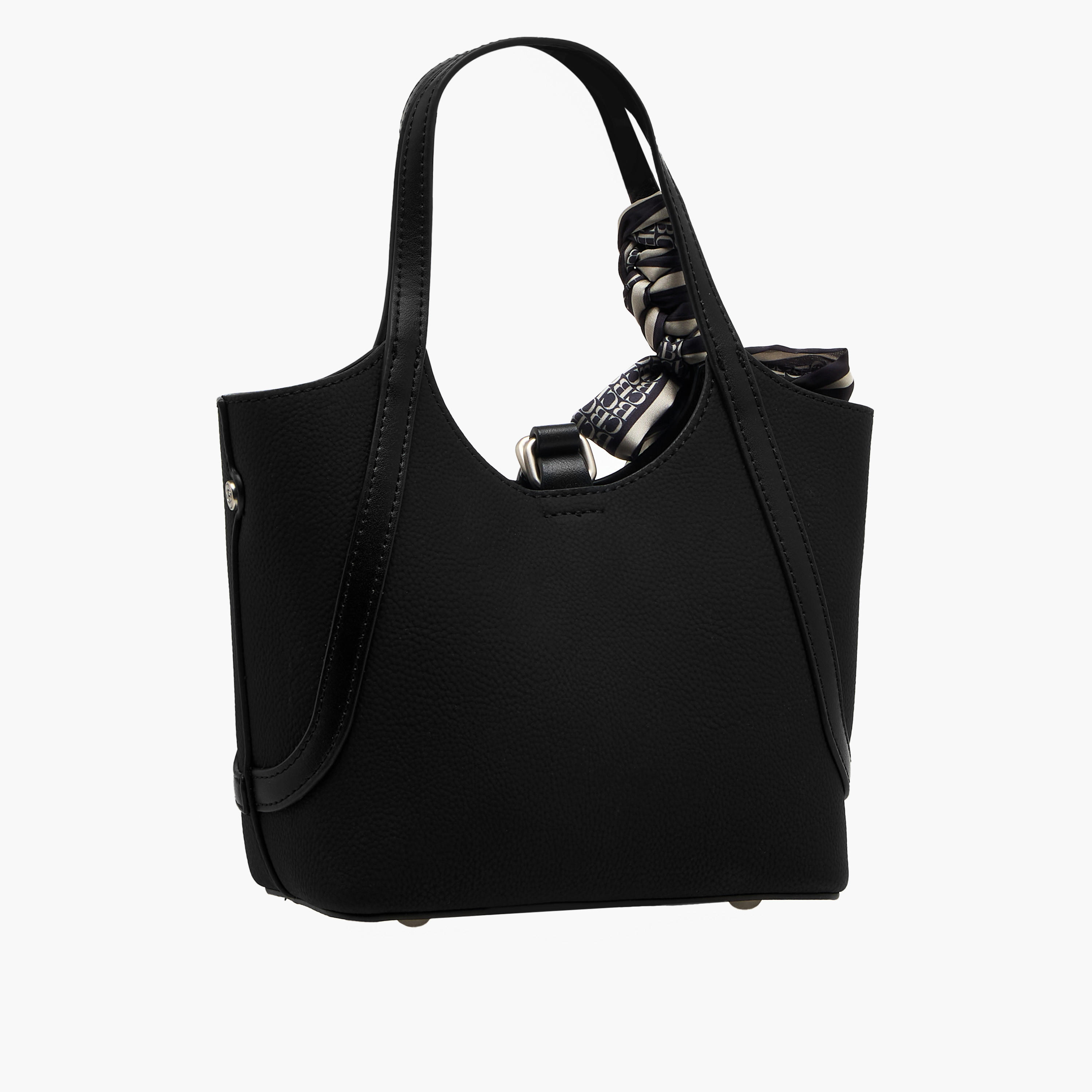 Chrisbella Scarf Accent Tote Bag with Pouch-women-bagsandwallets-handbags-image-6