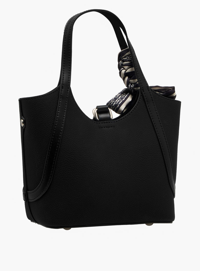 Chrisbella Scarf Accent Tote Bag with Pouch-women-bagsandwallets-handbags-image-6