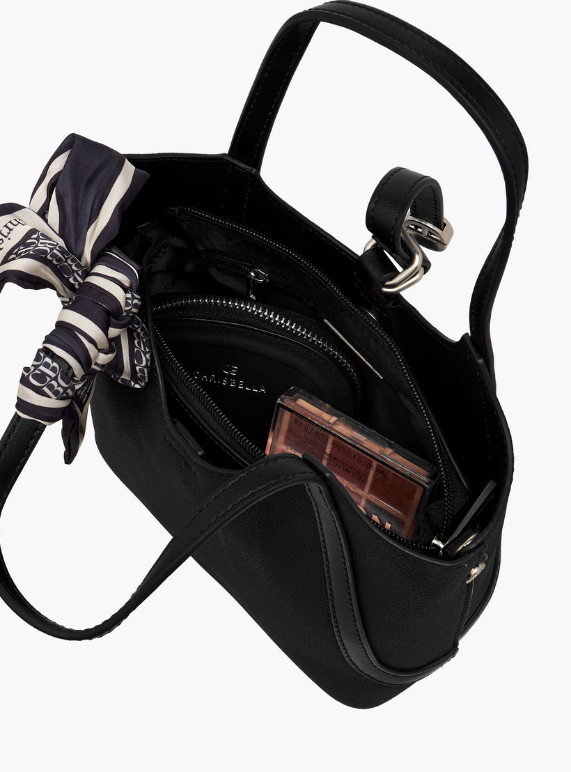 Chrisbella Scarf Accent Tote Bag with Pouch-women-bagsandwallets-handbags-image-9