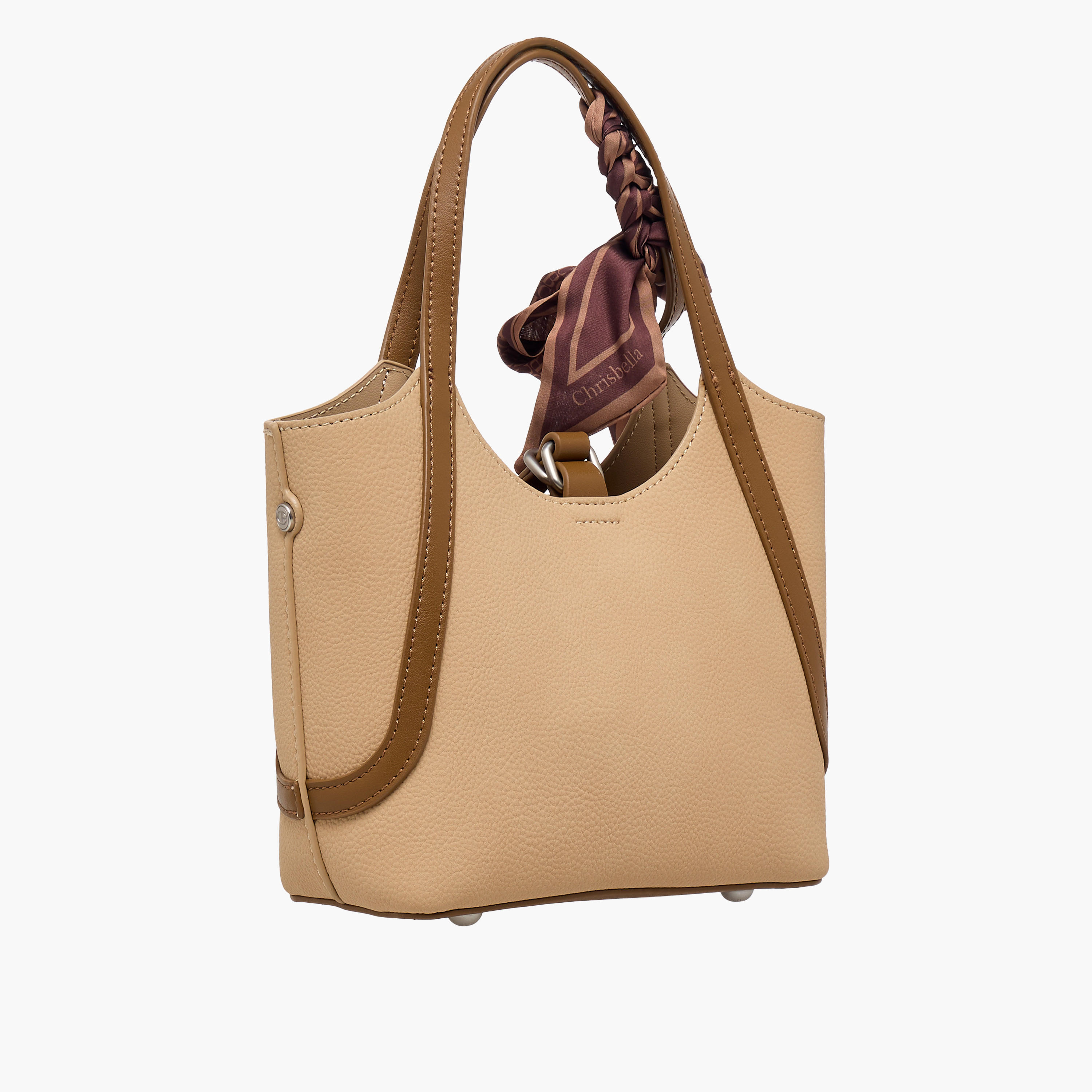 شنطة توت بارزة الملمس مع محفظة من كريسبيلا-women-bagsandwallets-handbags-image-4